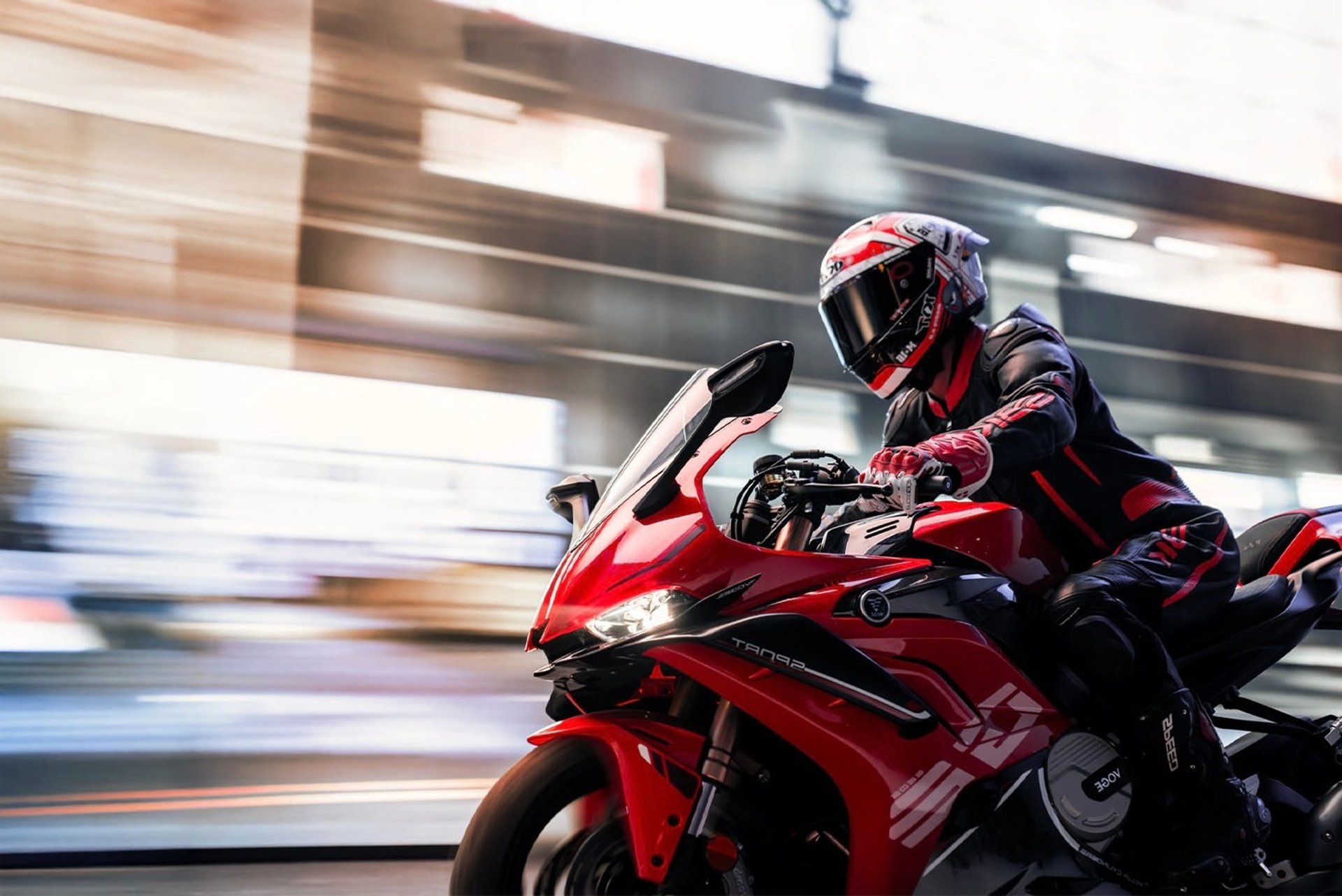 a motorcycle on a track