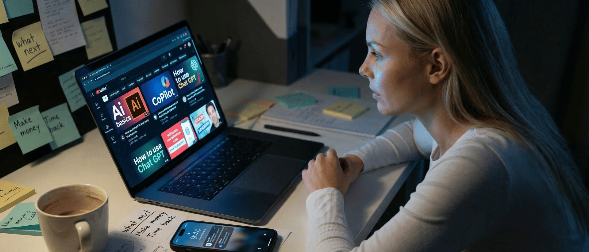 an abstract photo of a curved building with a blue sky in the background