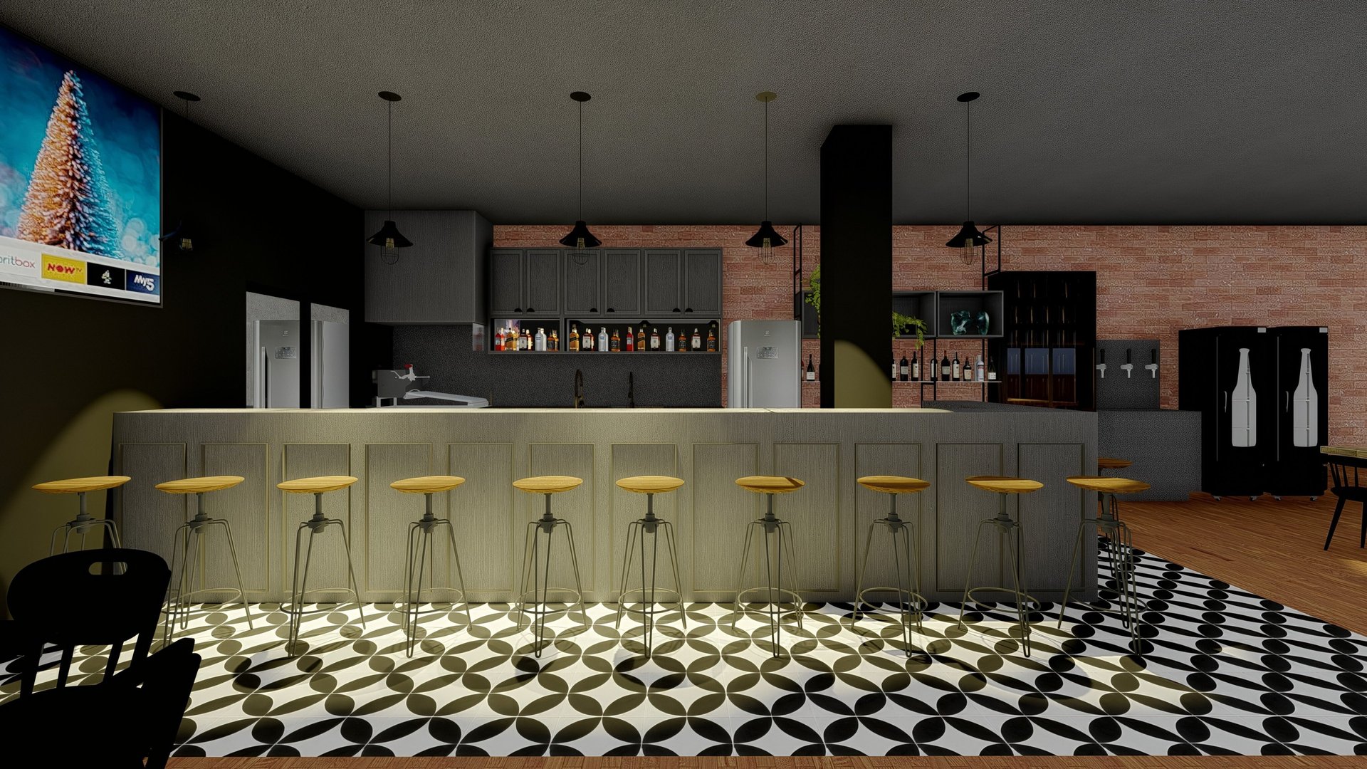 projeto restaurante bar e comercio em itatiba sao paulo , jundiai , campinas e regiao