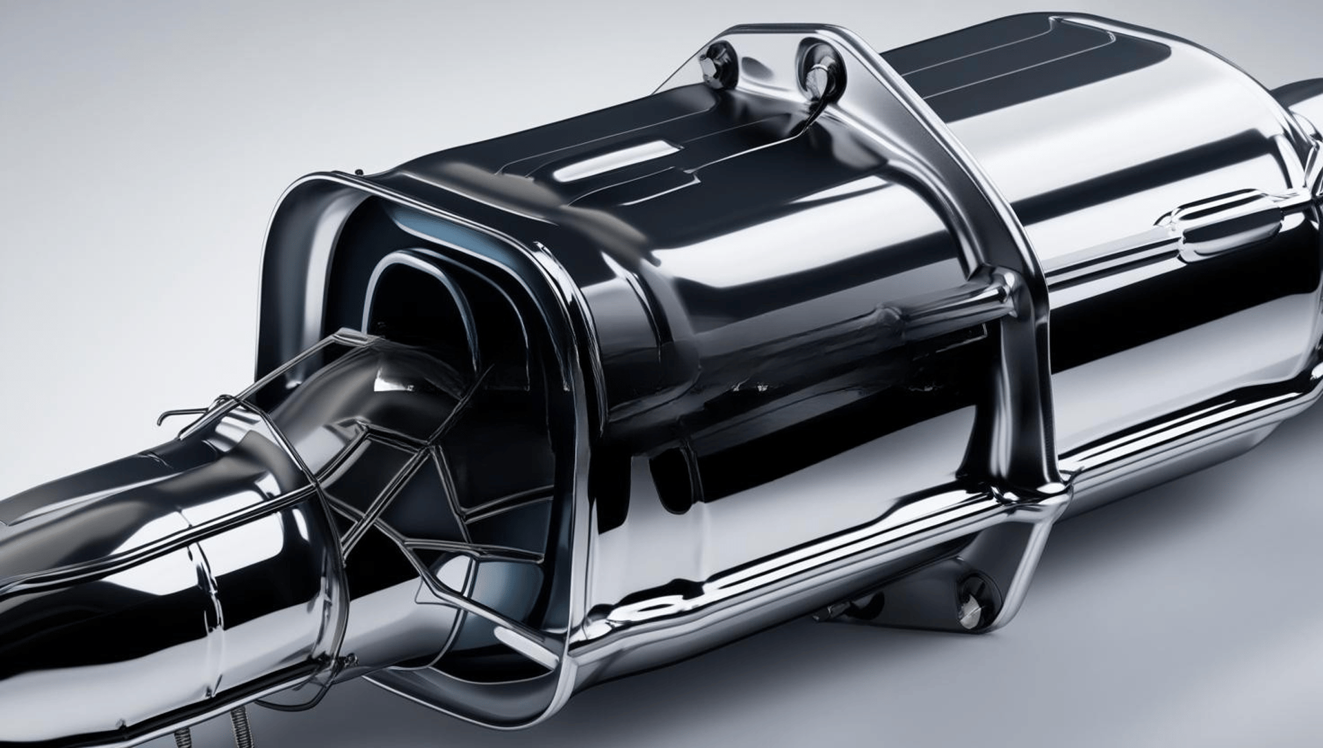 a close up of a car's headlight