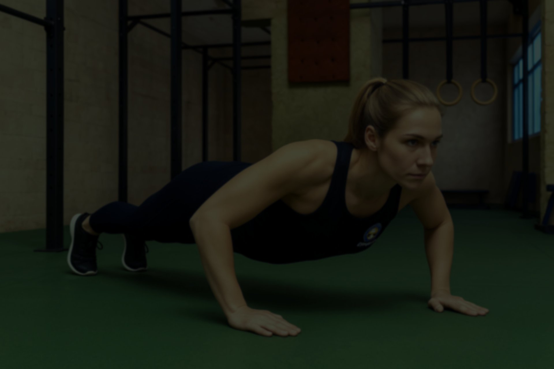 two person inside gym exercising