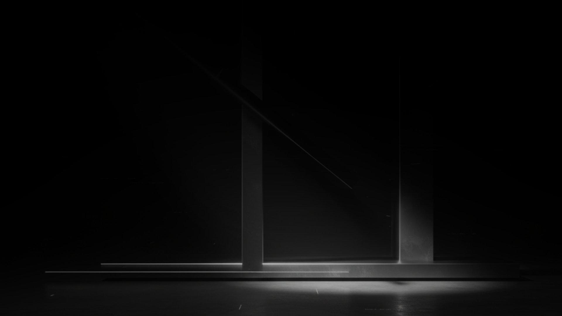 grayscale photo of a building