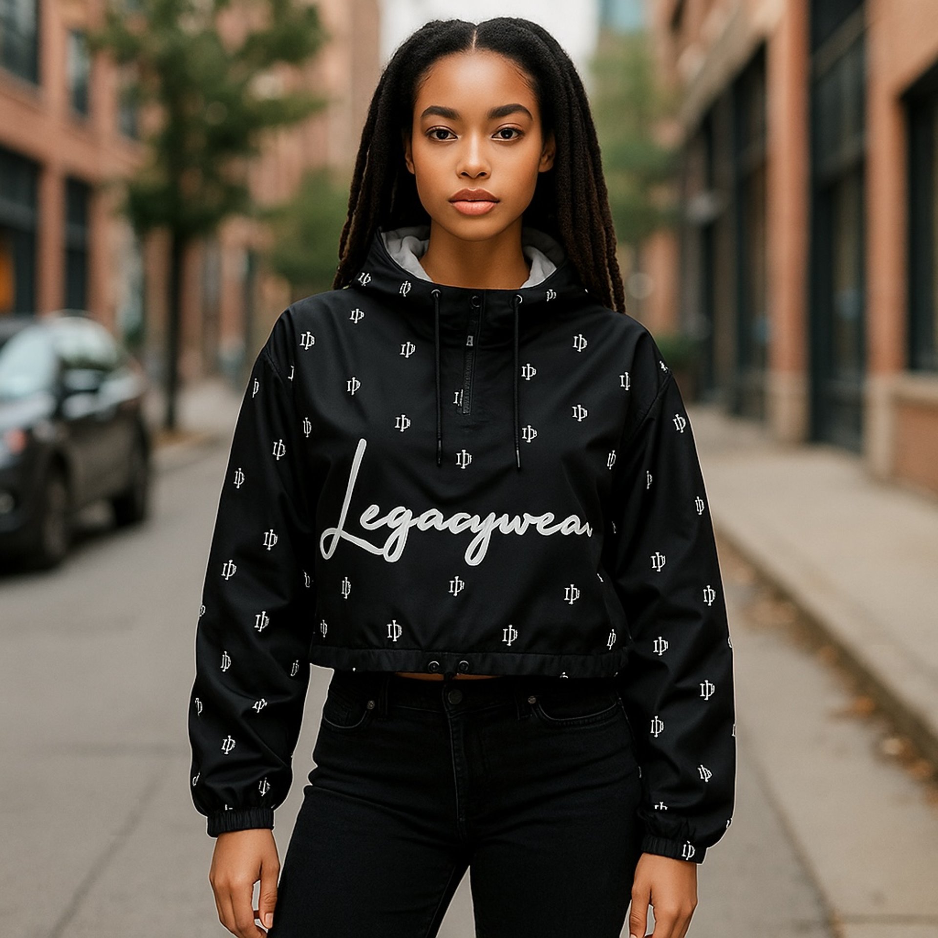 an abstract photo of a curved building with a blue sky in the background