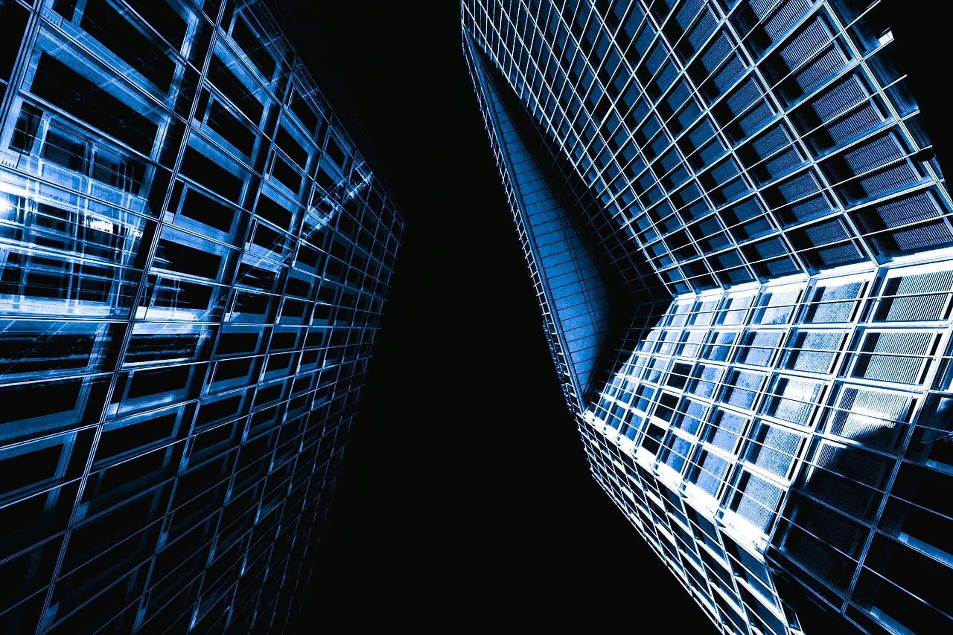 close up photo of curtain wall building
