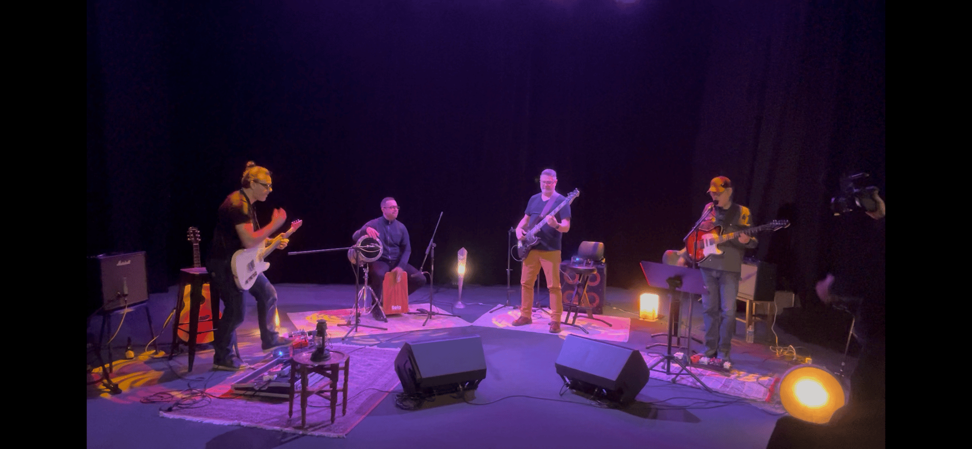 black blue and yellow textile