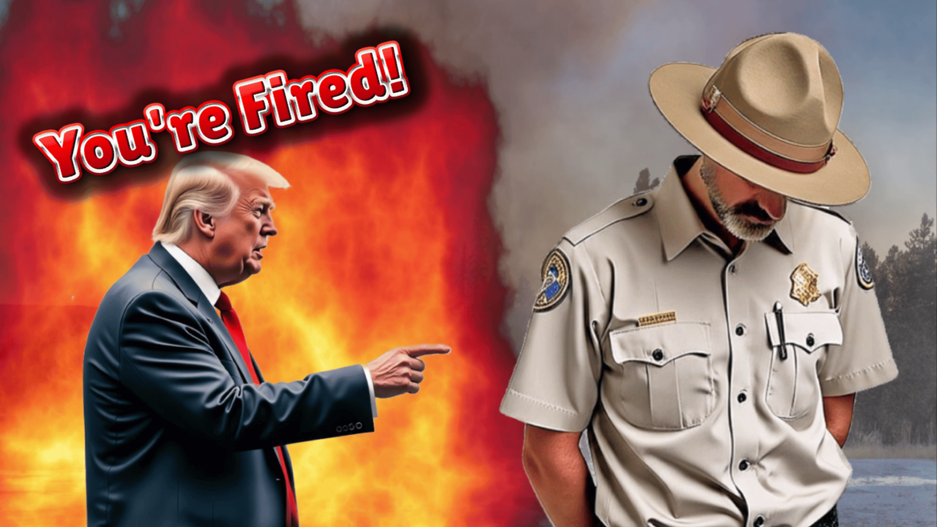Donald Trump tells NPS worker you're fired.