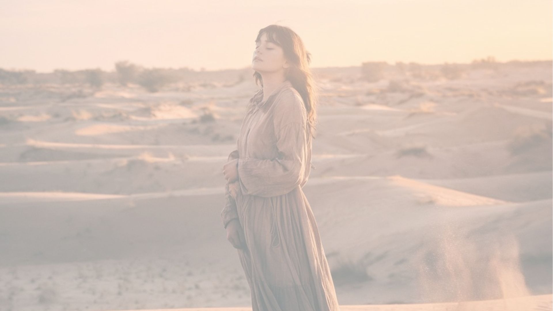 floating white flower