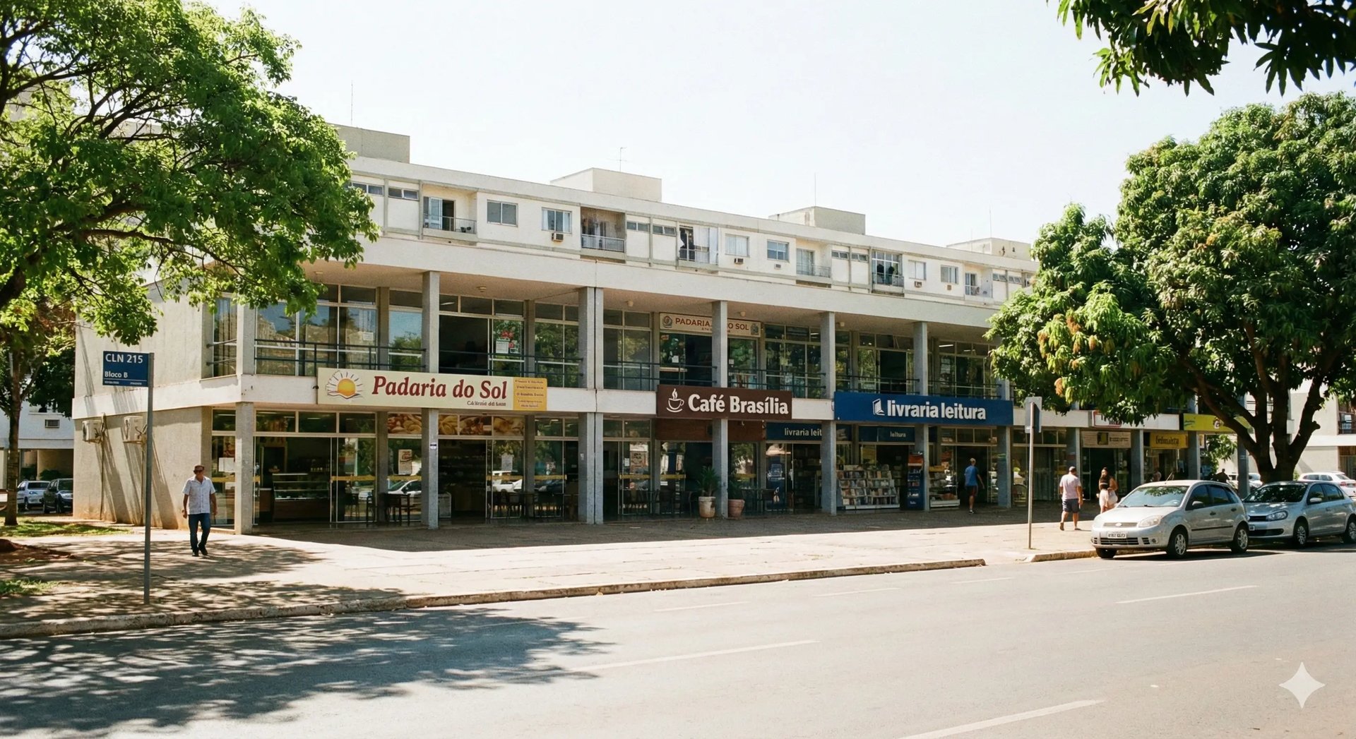 Fachada do escritório da GMN Marketing Digital na Asa Norte CLN 215 em Brasília.