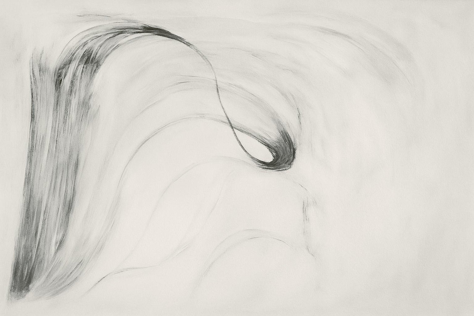 A minimalist abstract with shades of grey by Deluain Art