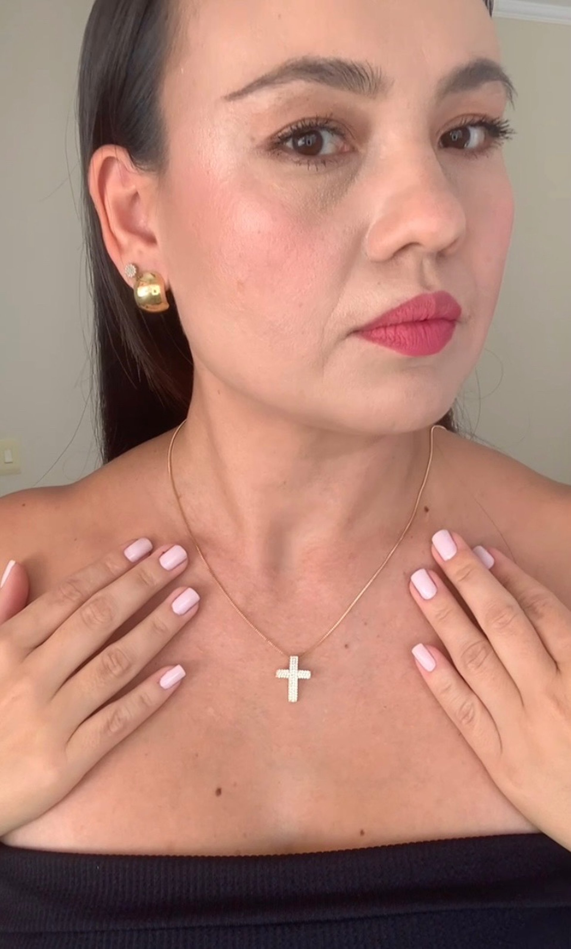 an abstract photo of a curved building with a blue sky in the background