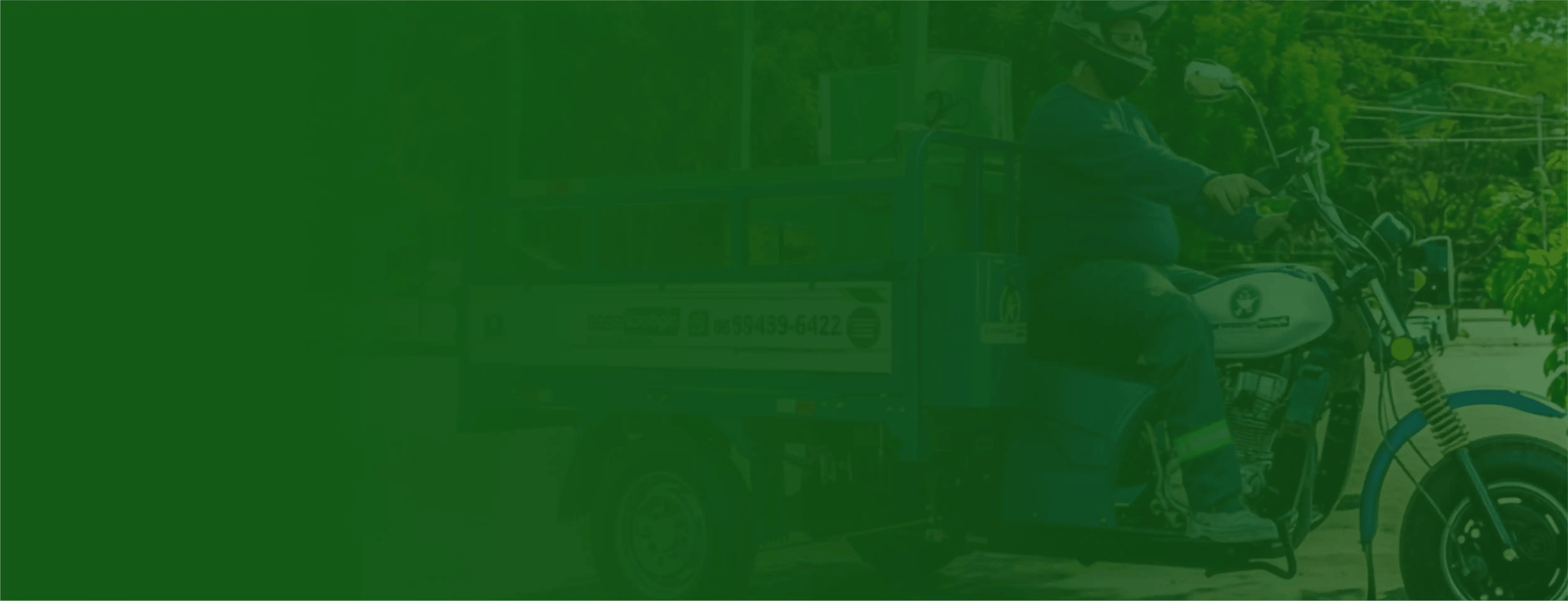 Serviço de coleta e retirada rápida de pequenos entulhos com motocarro em Teresina-PI para descartes de reformas e construçõe