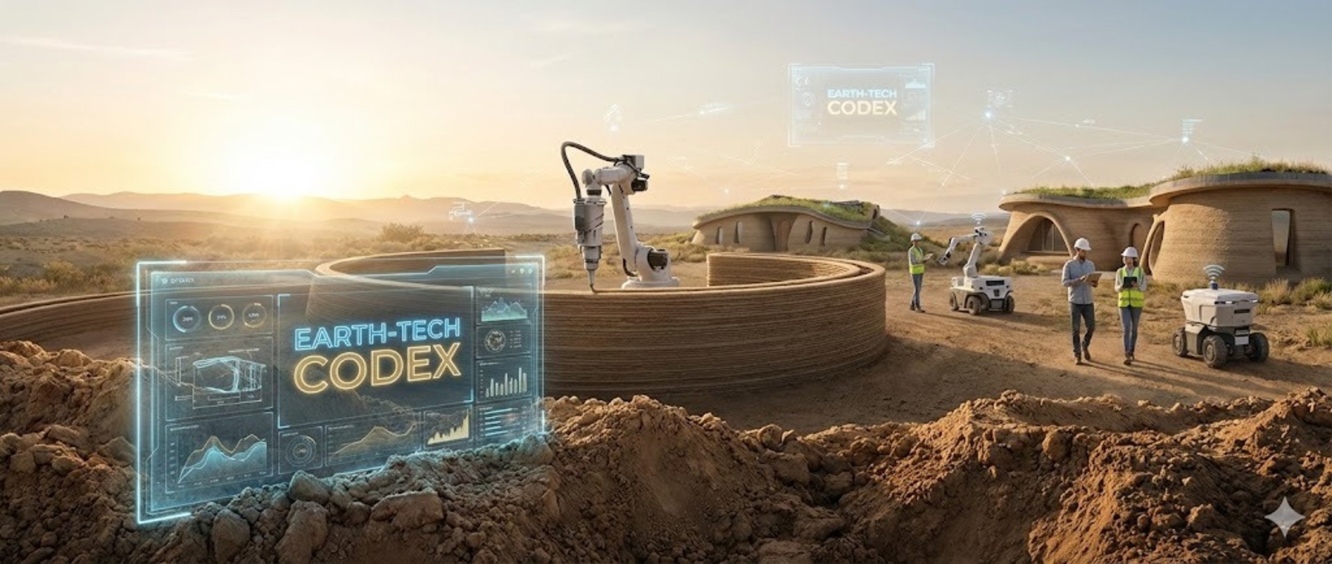 an abstract photo of a curved building with a blue sky in the background