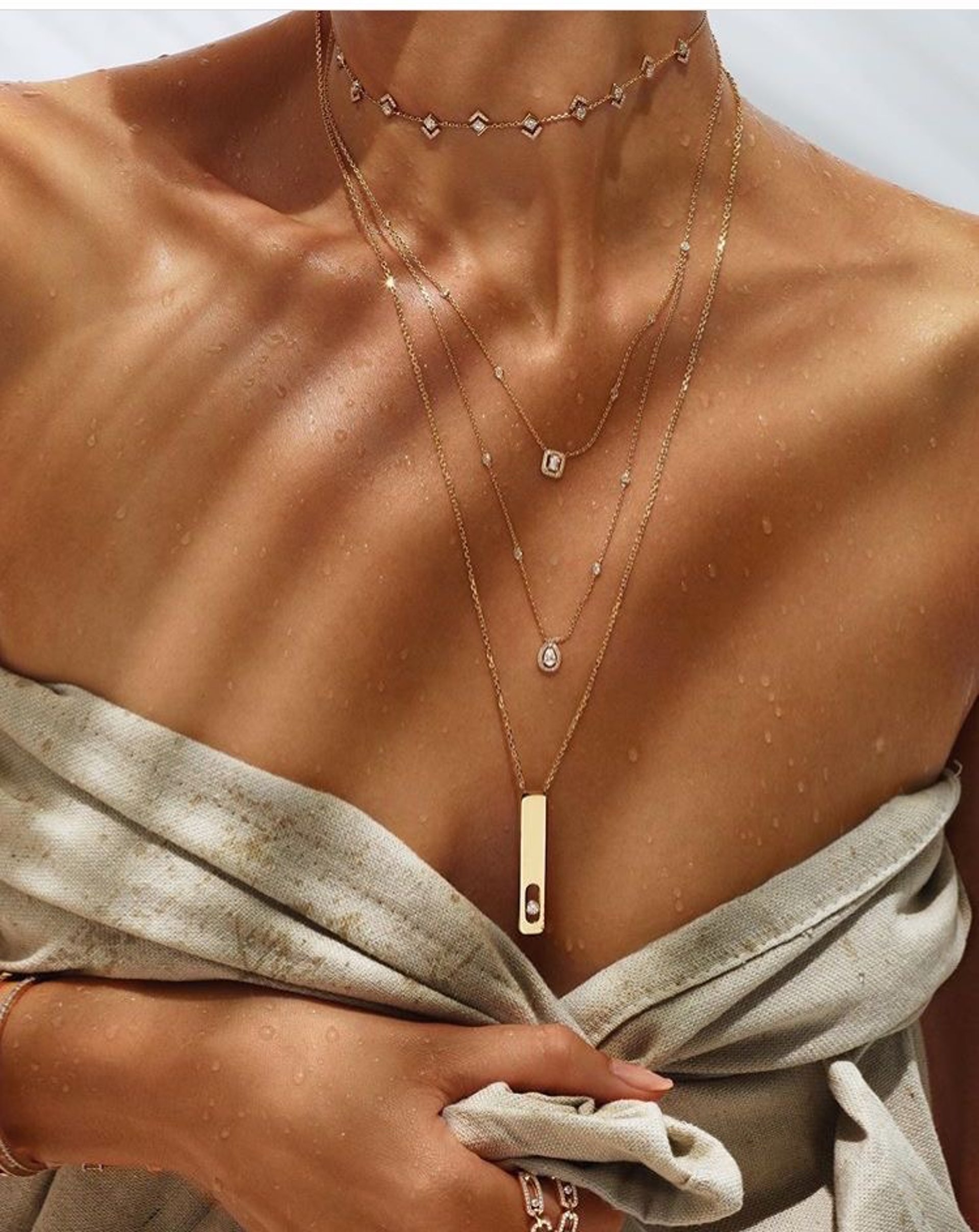 a close up of a gold ring on a table