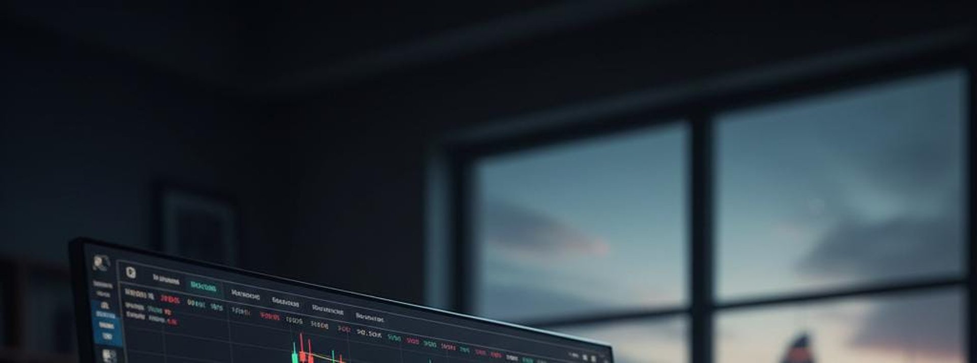 blue and red line illustration