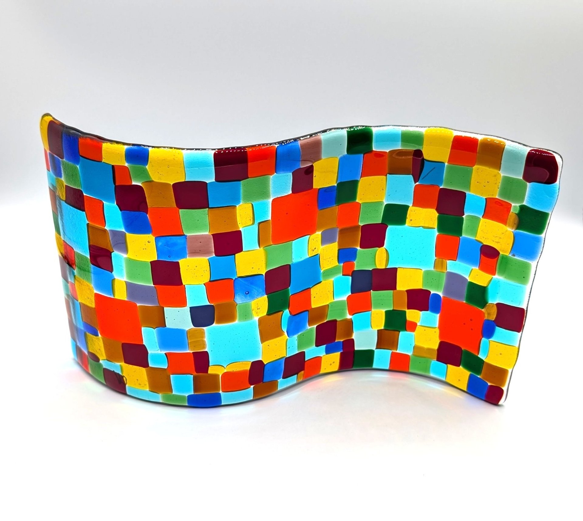 black blue and yellow textile