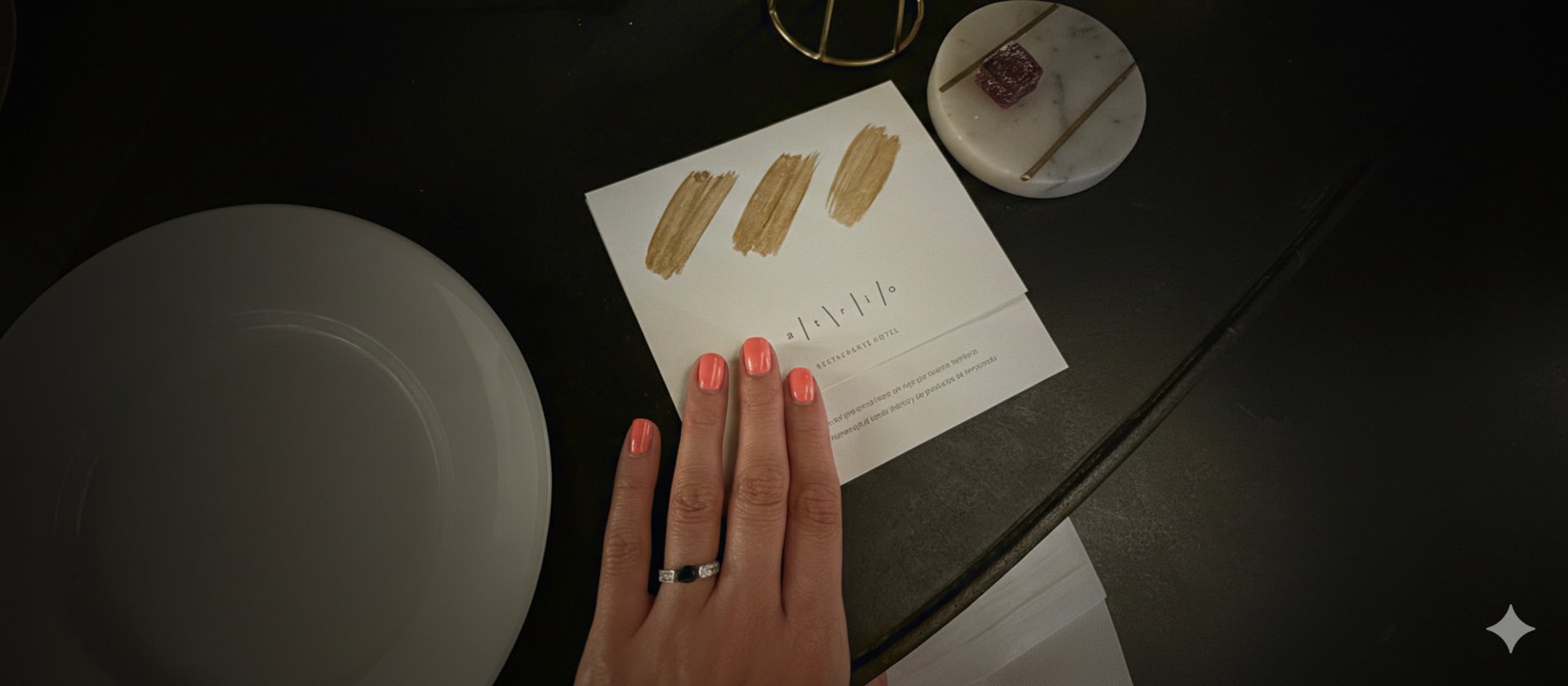 couple wearing silver-colored rings