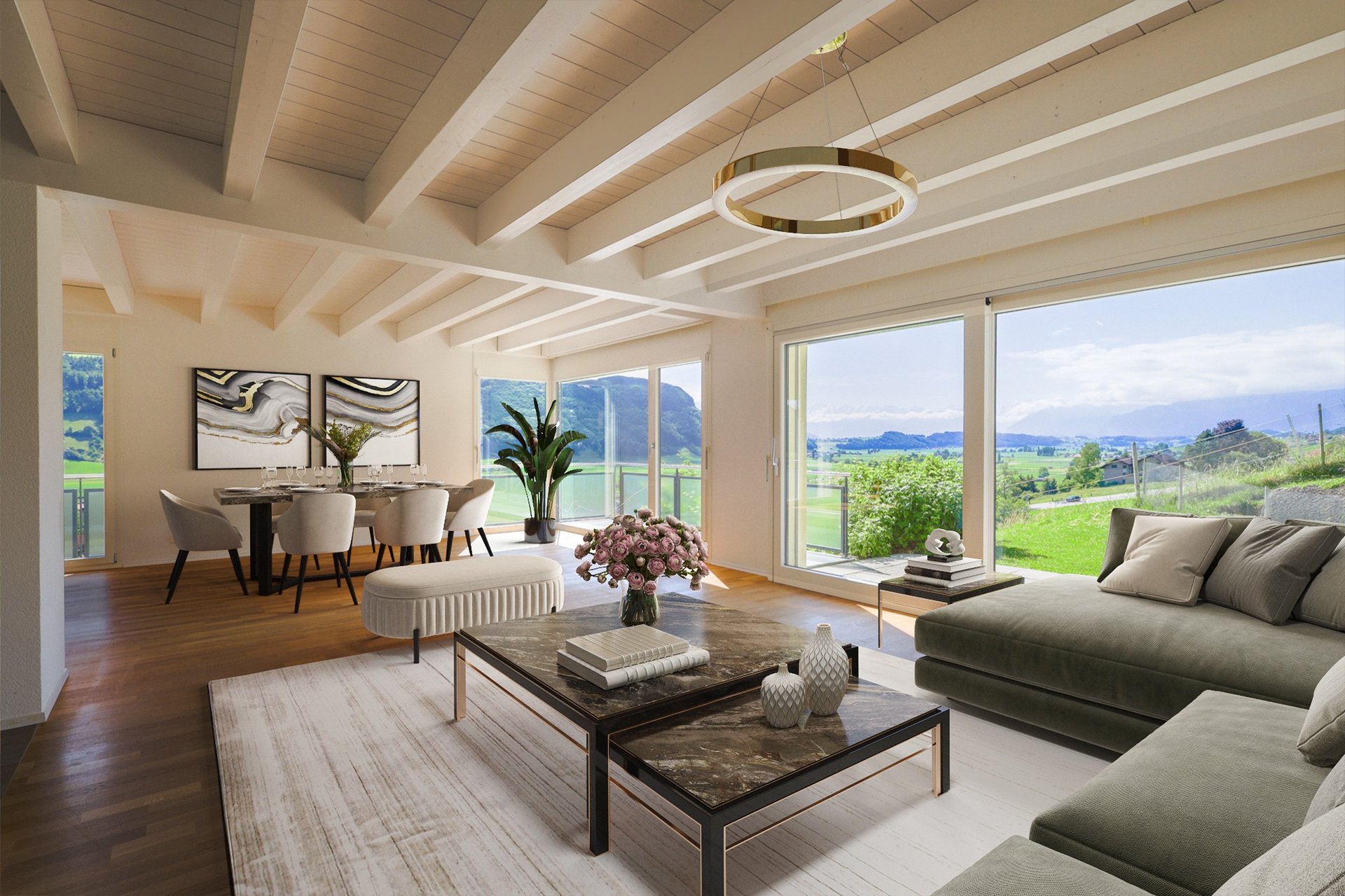 black and brown leather padded tub sofa