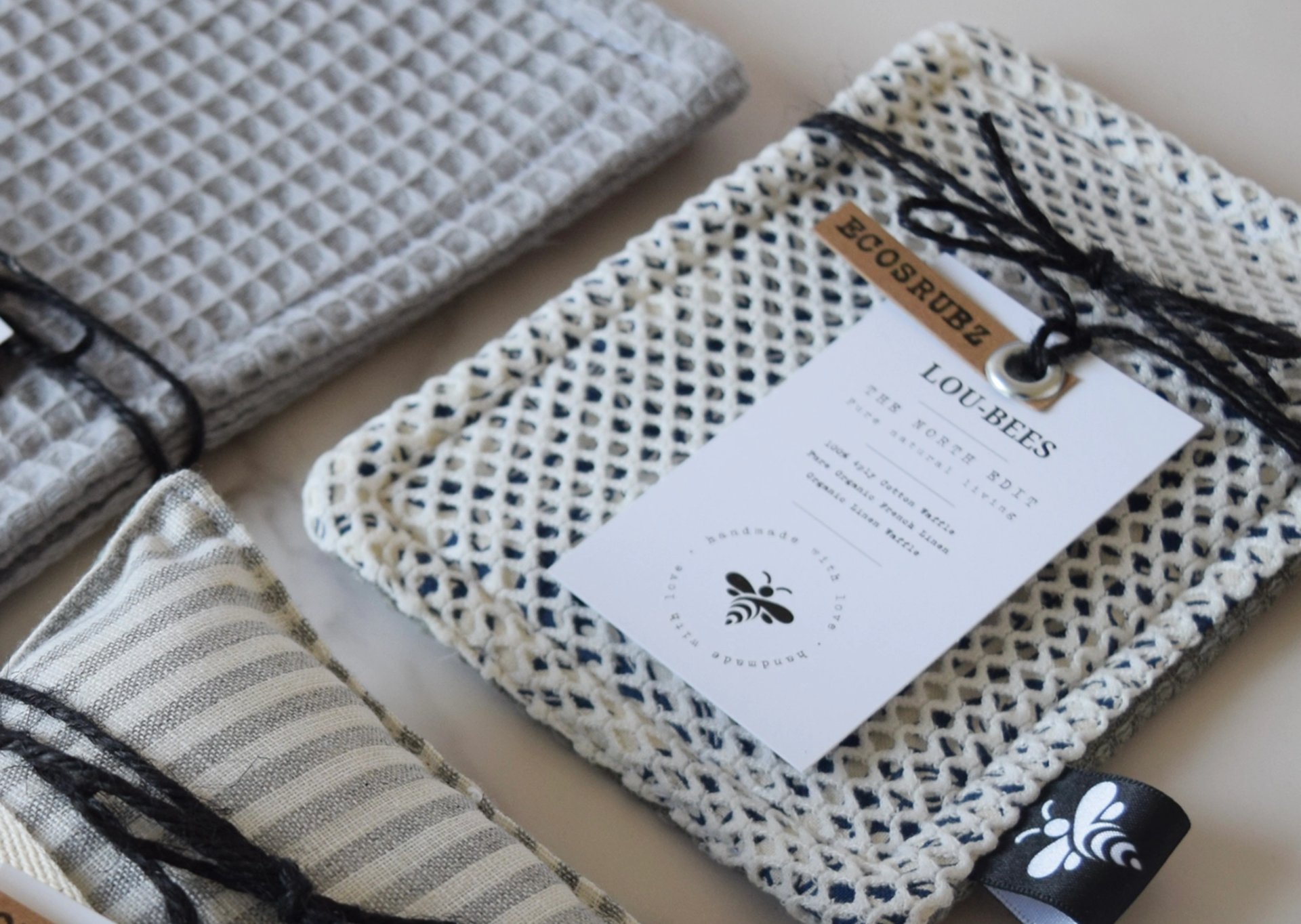 person wearing grey knit sweater