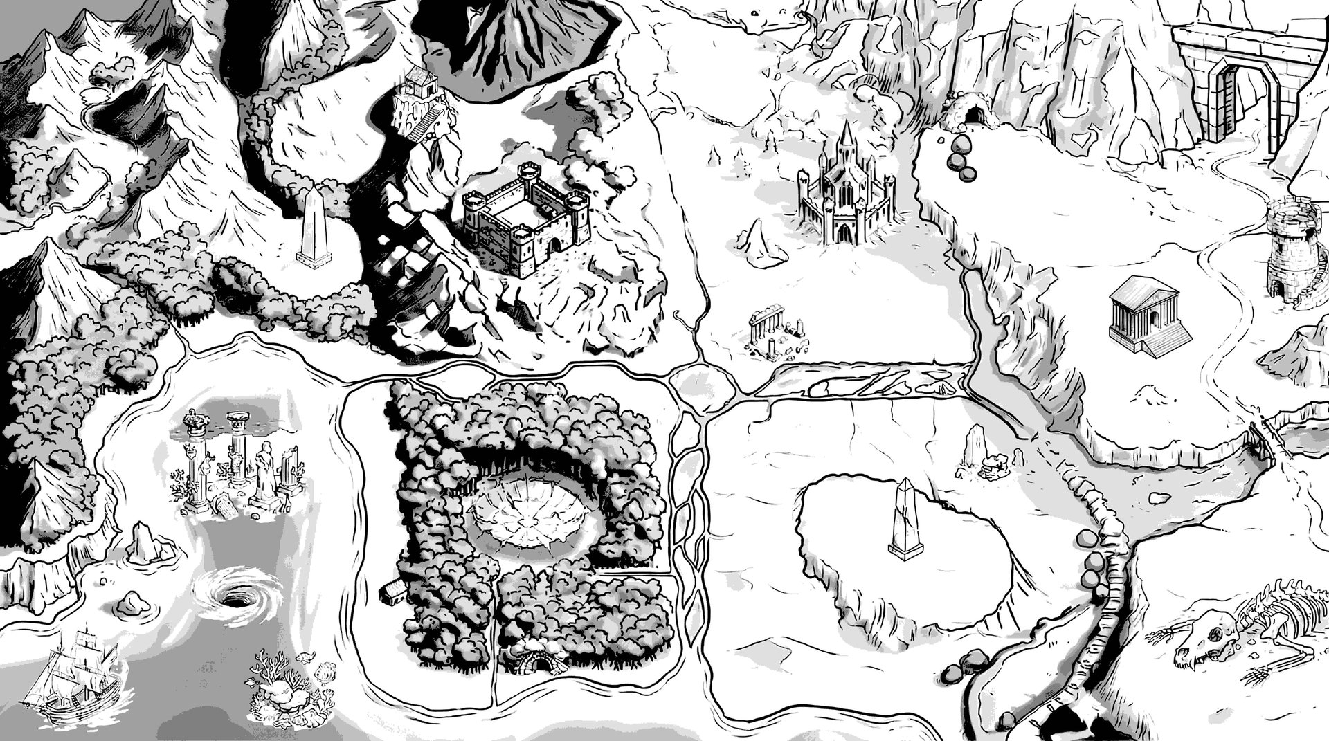 black and white bed linen