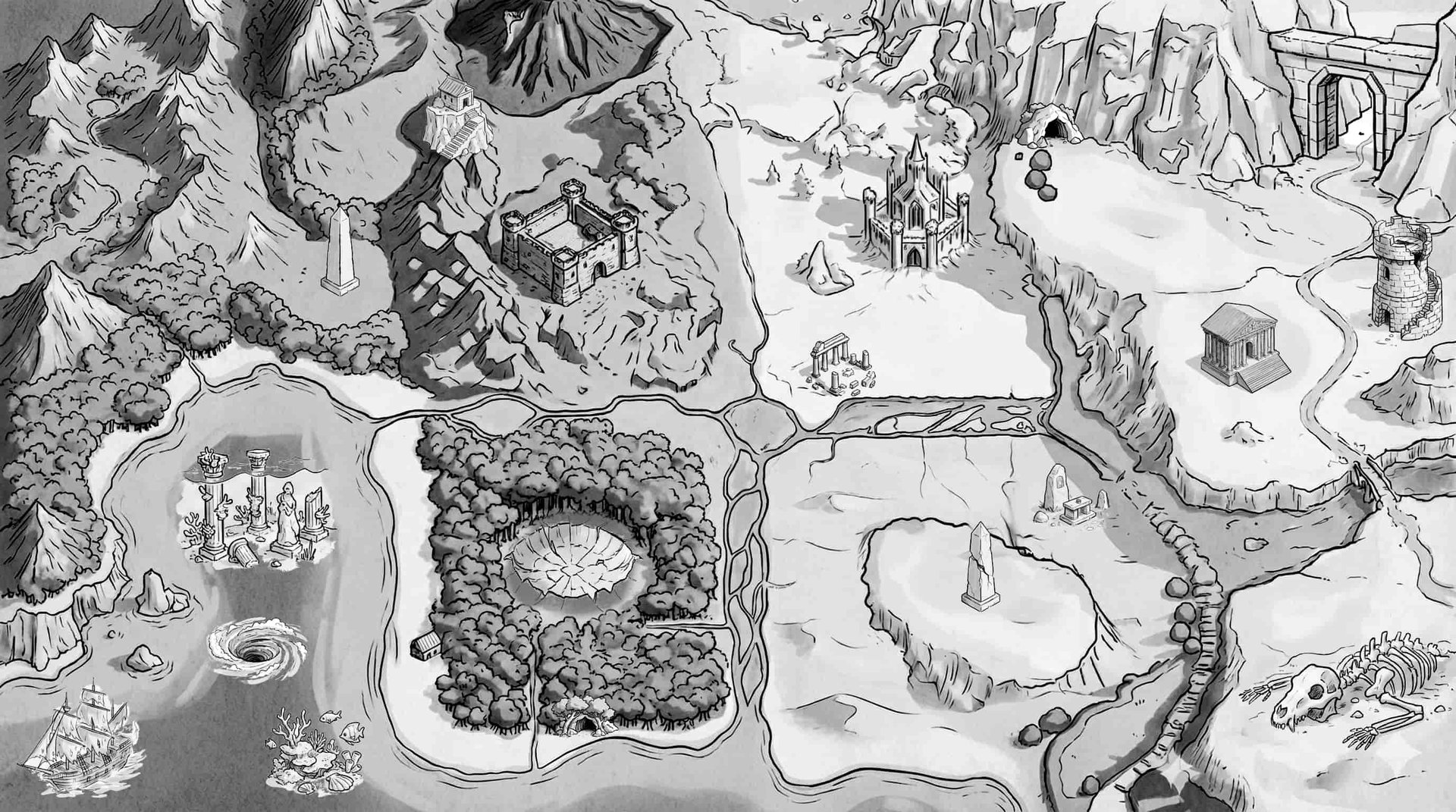 black and white bed linen