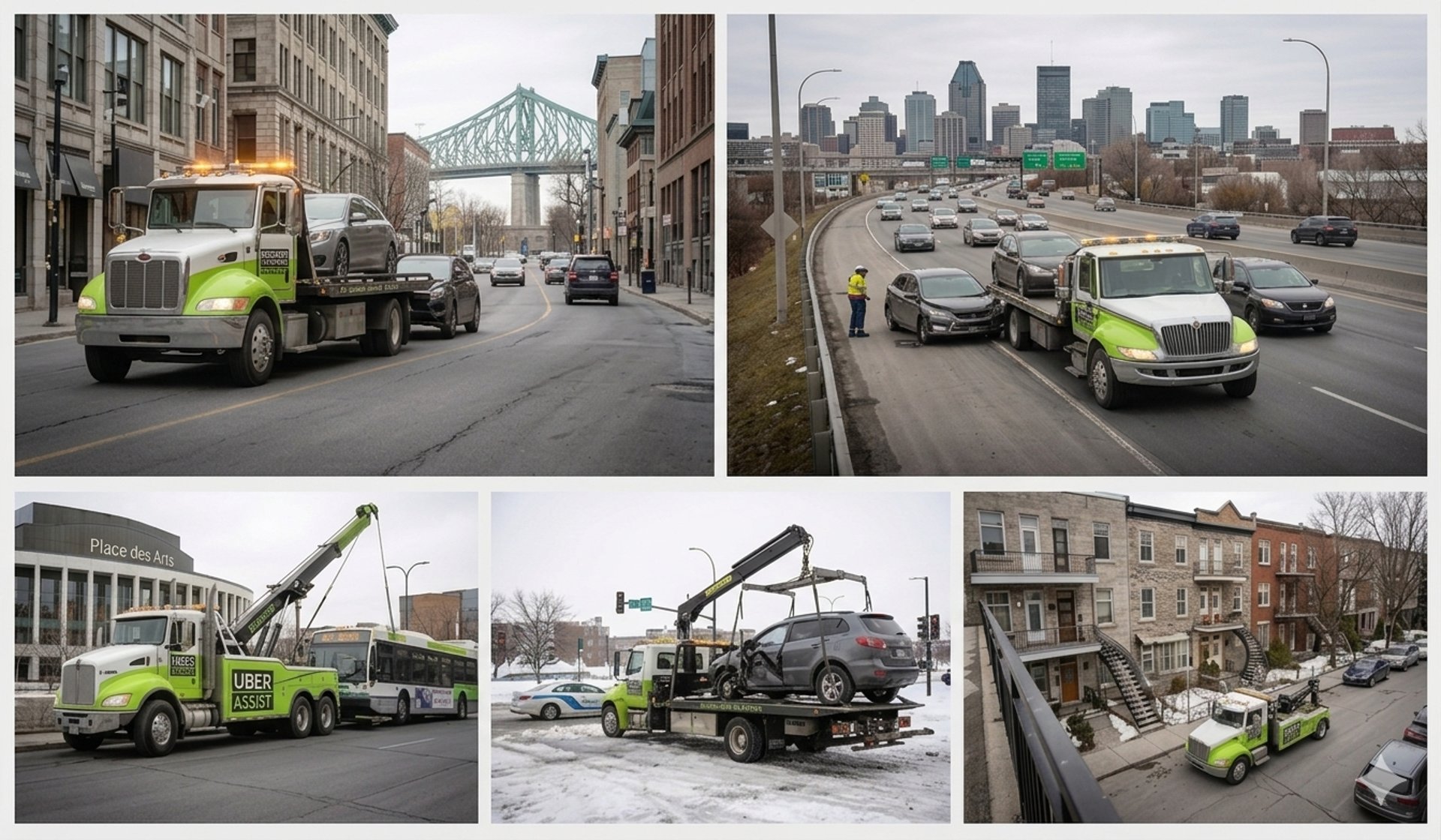 Remorquage Montreal service d'assistance routières et dépannage Montreal