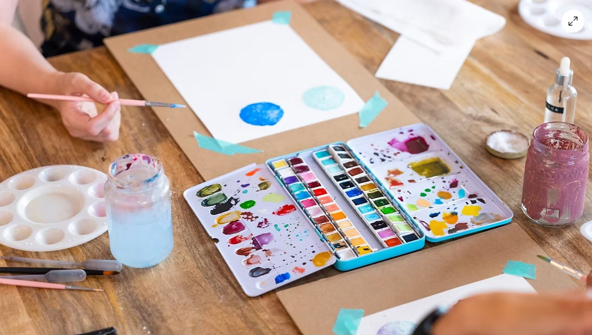 Atelier peinture aquarelle femmes lab créatif Inkorporée Vendée