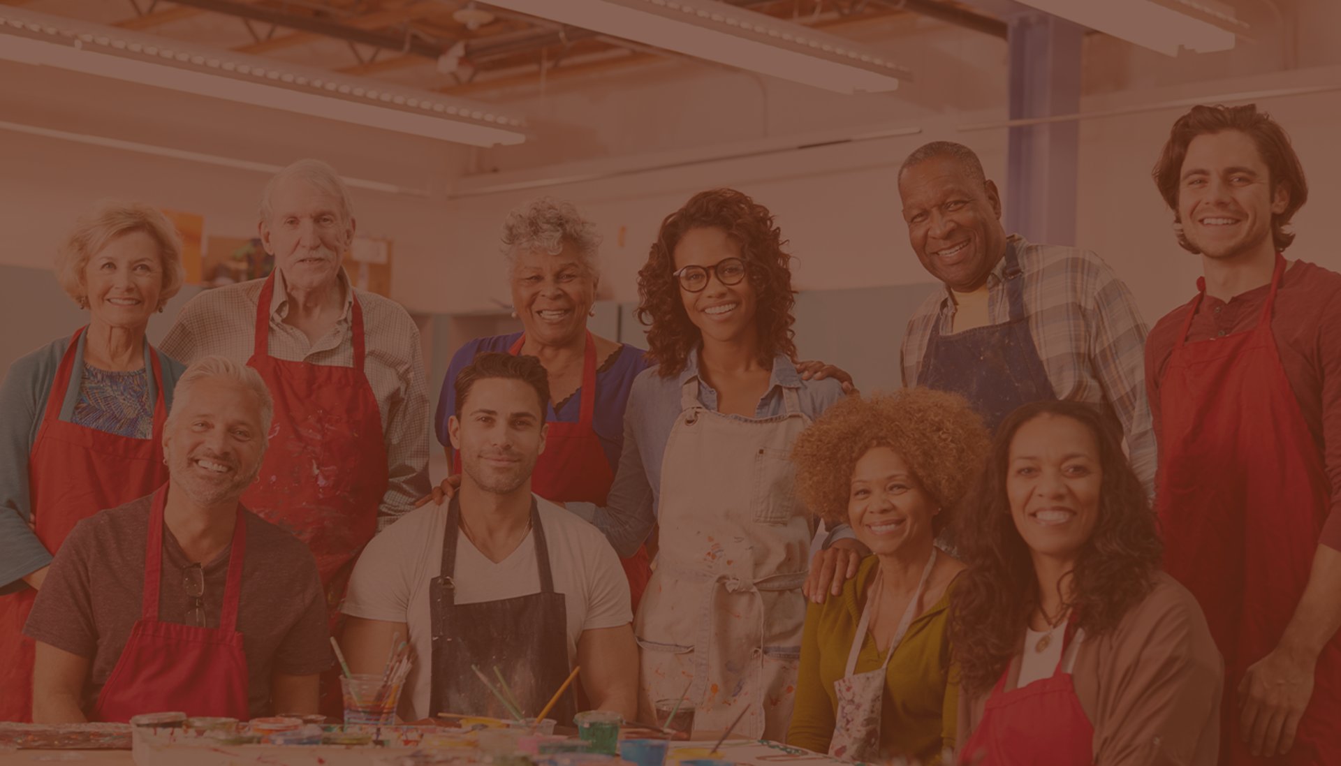 participantes en taller de macramé