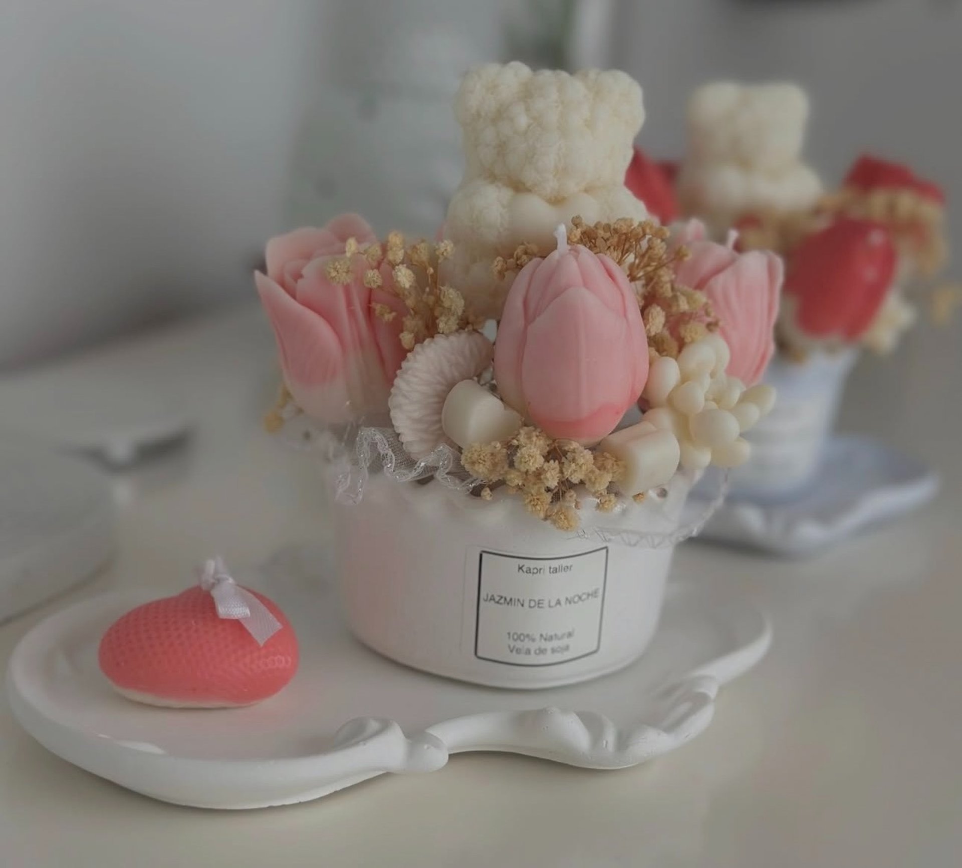 person wearing grey knit sweater