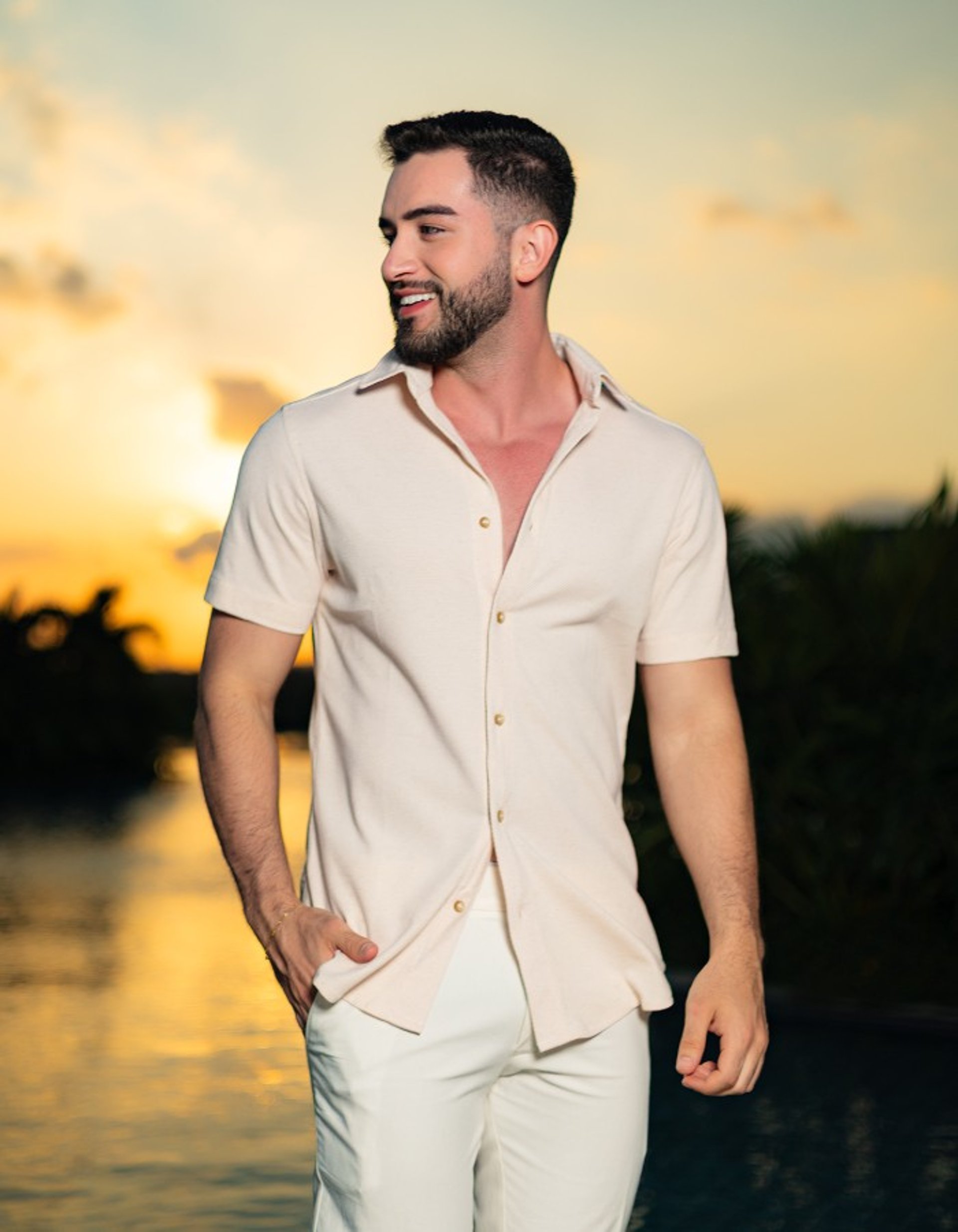 woman holding dried flower
