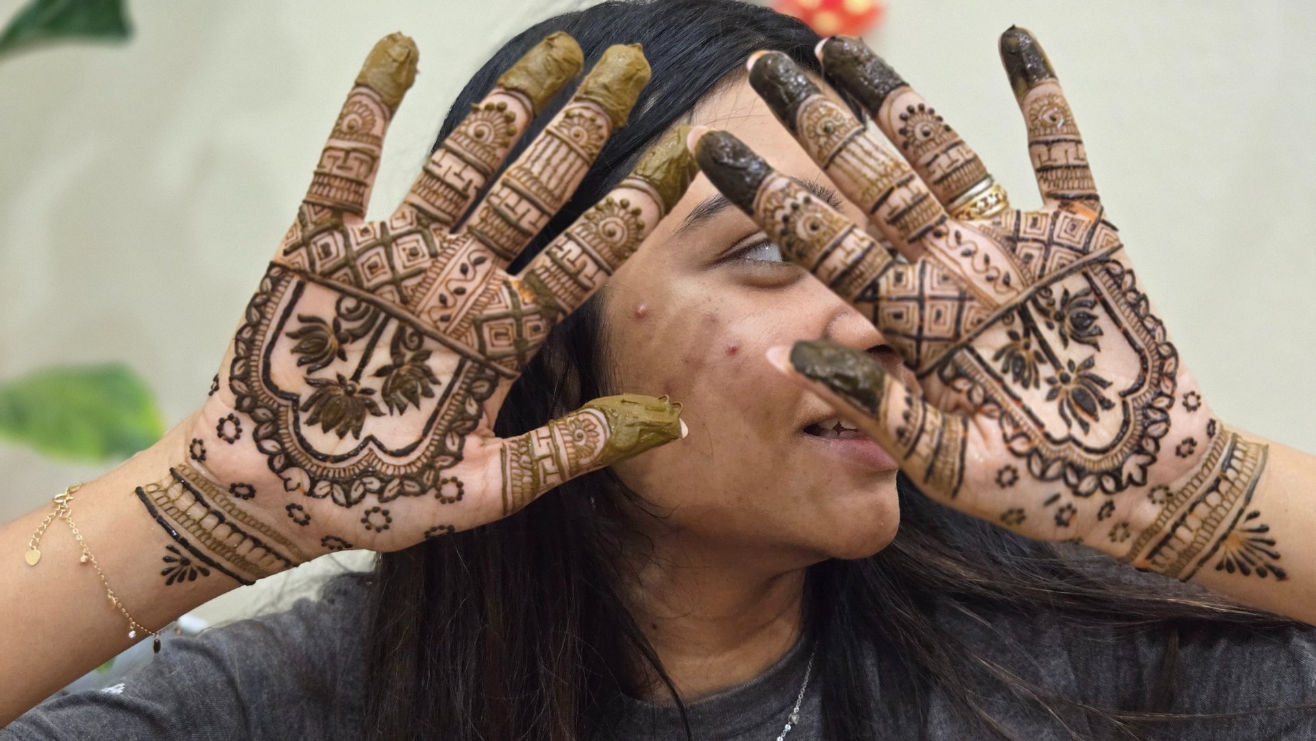 woman wearing yellow long-sleeved dress under white clouds and blue sky during daytime