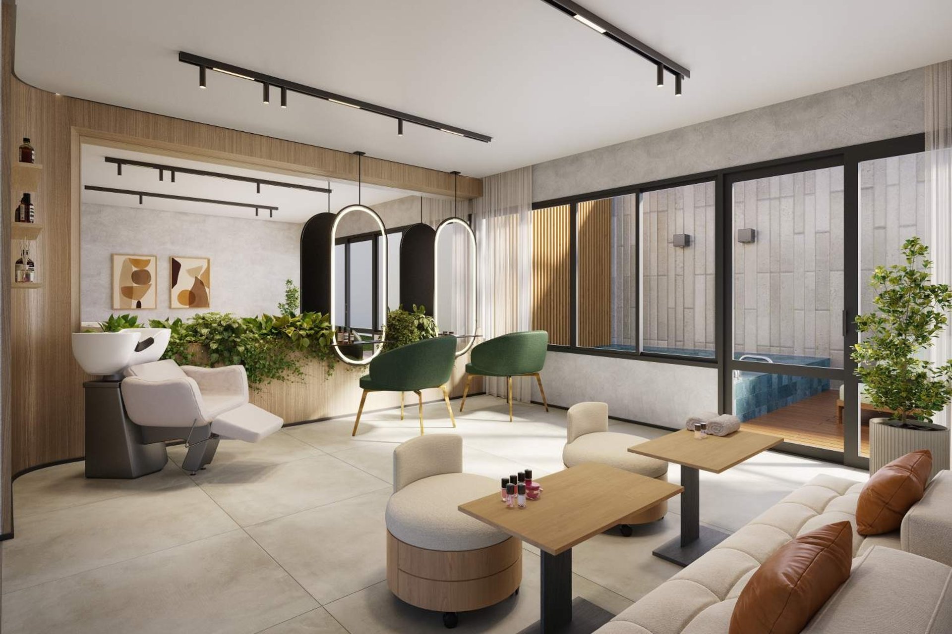 black and brown leather padded tub sofa