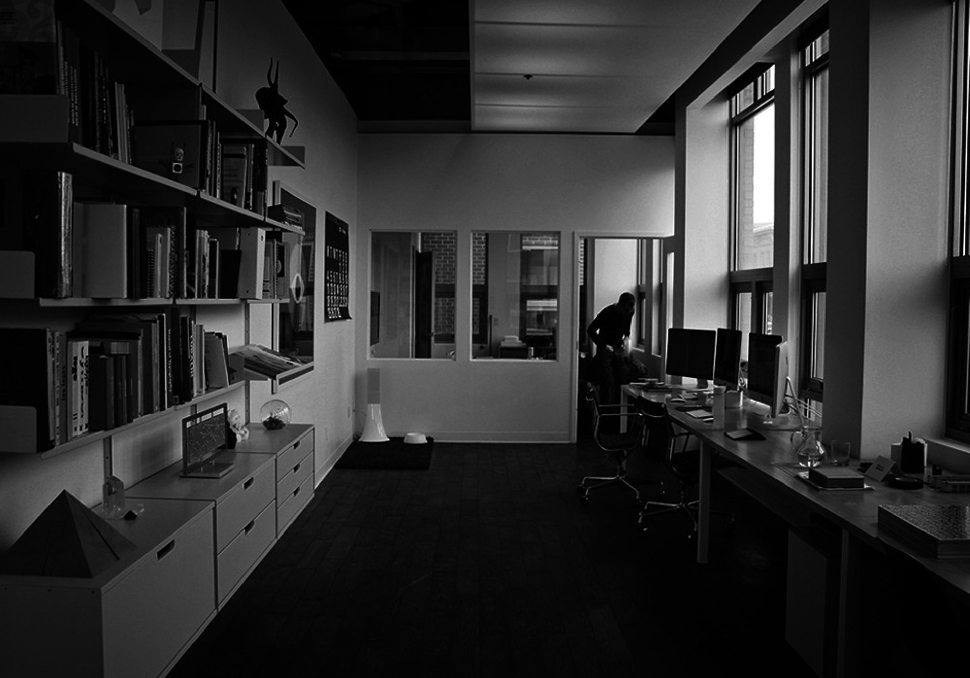 a close up of a black and brown abstract painting