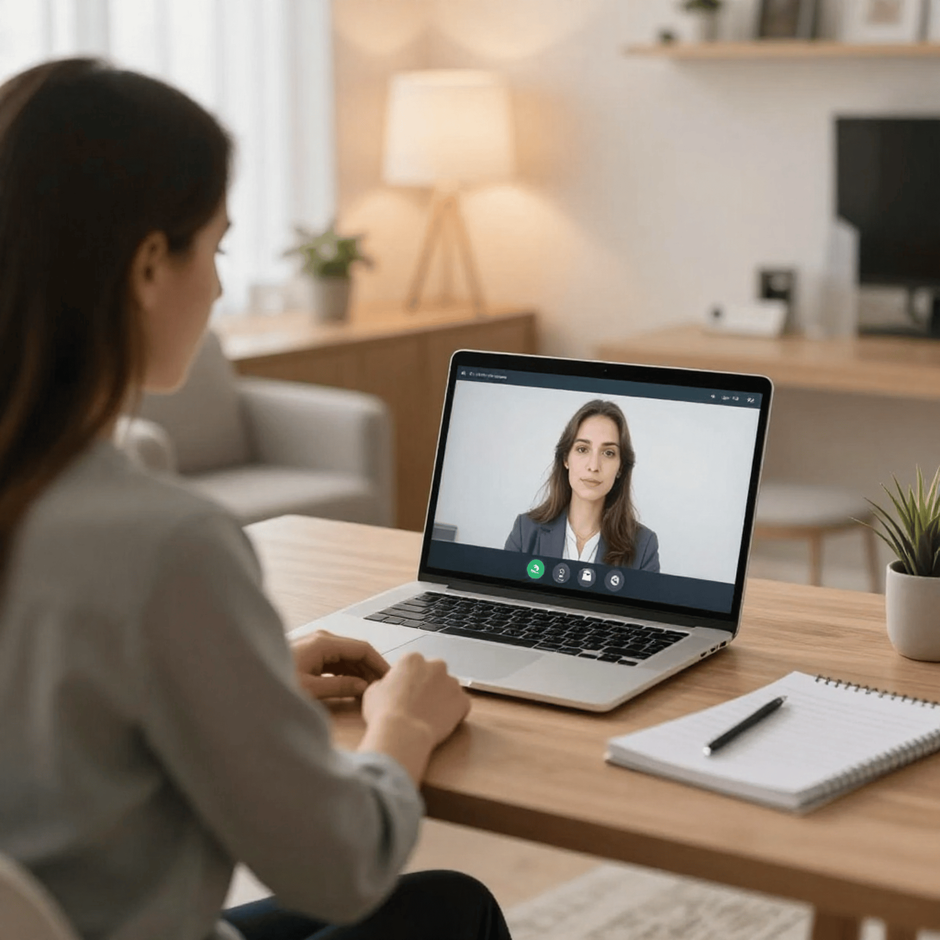 an abstract photo of a curved building with a blue sky in the background