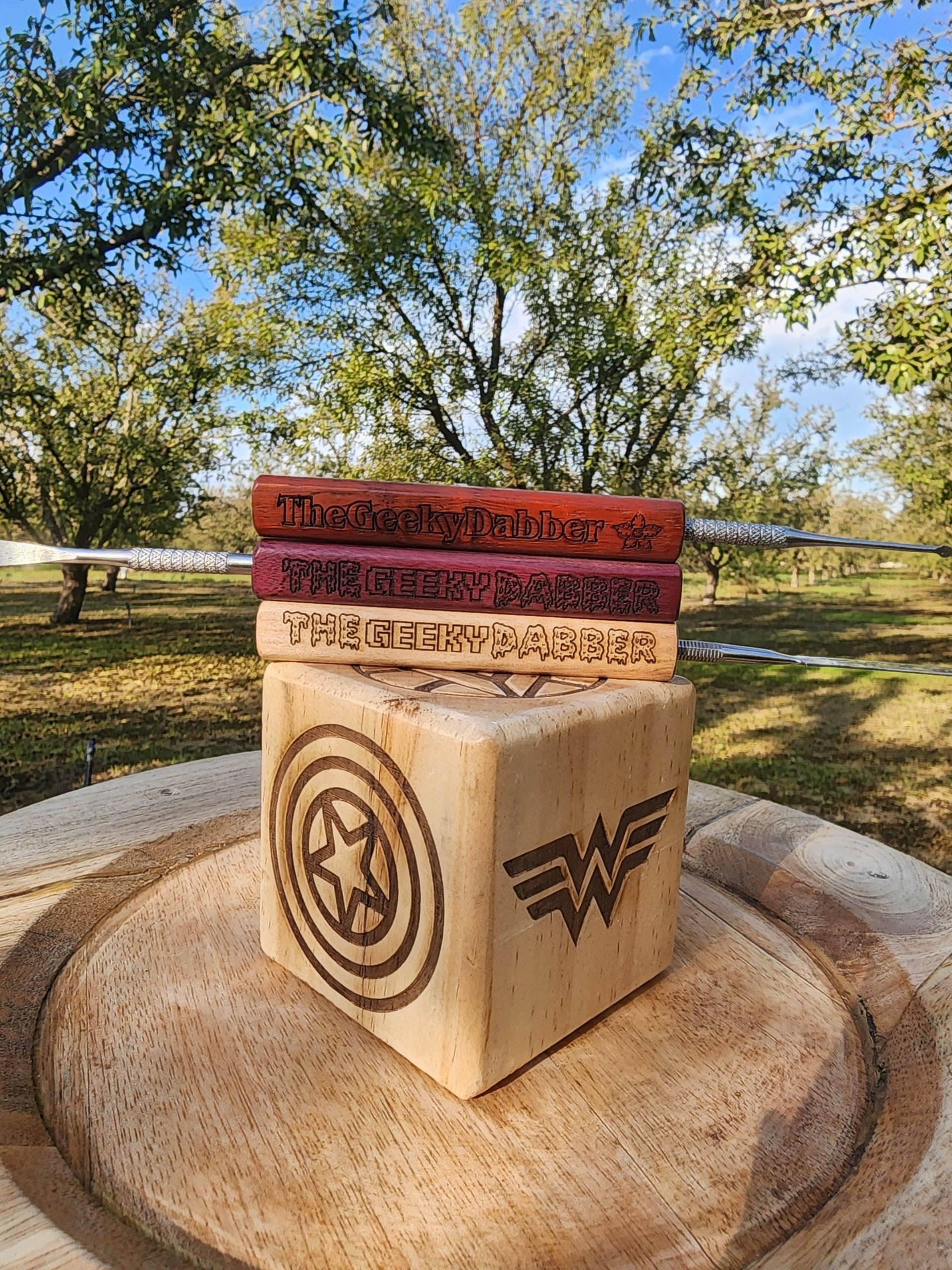 woman holding dried flower