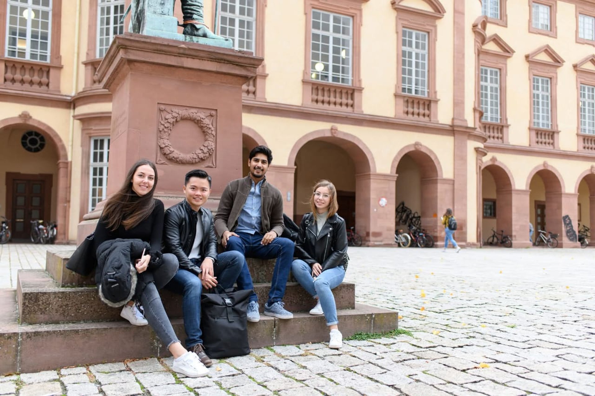 black blue and yellow textile