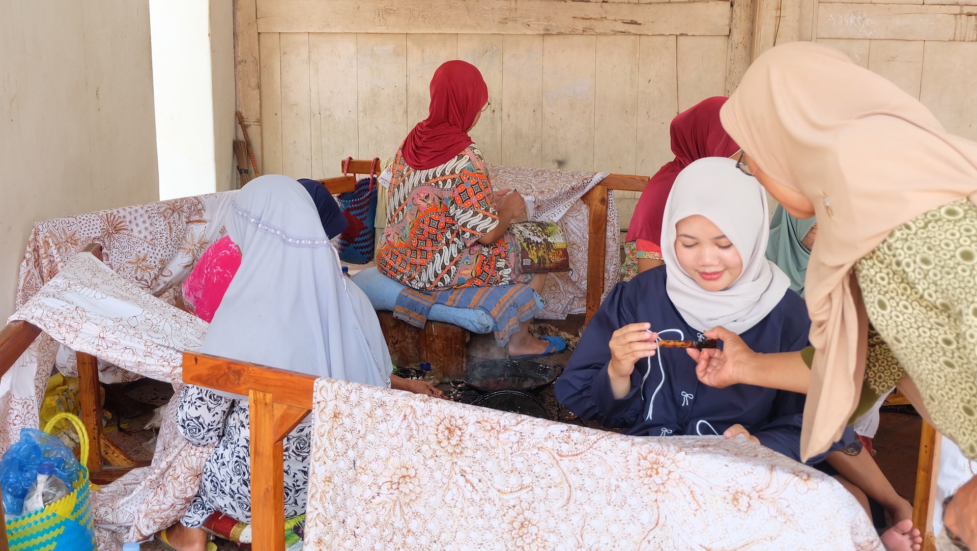 black blue and yellow textile