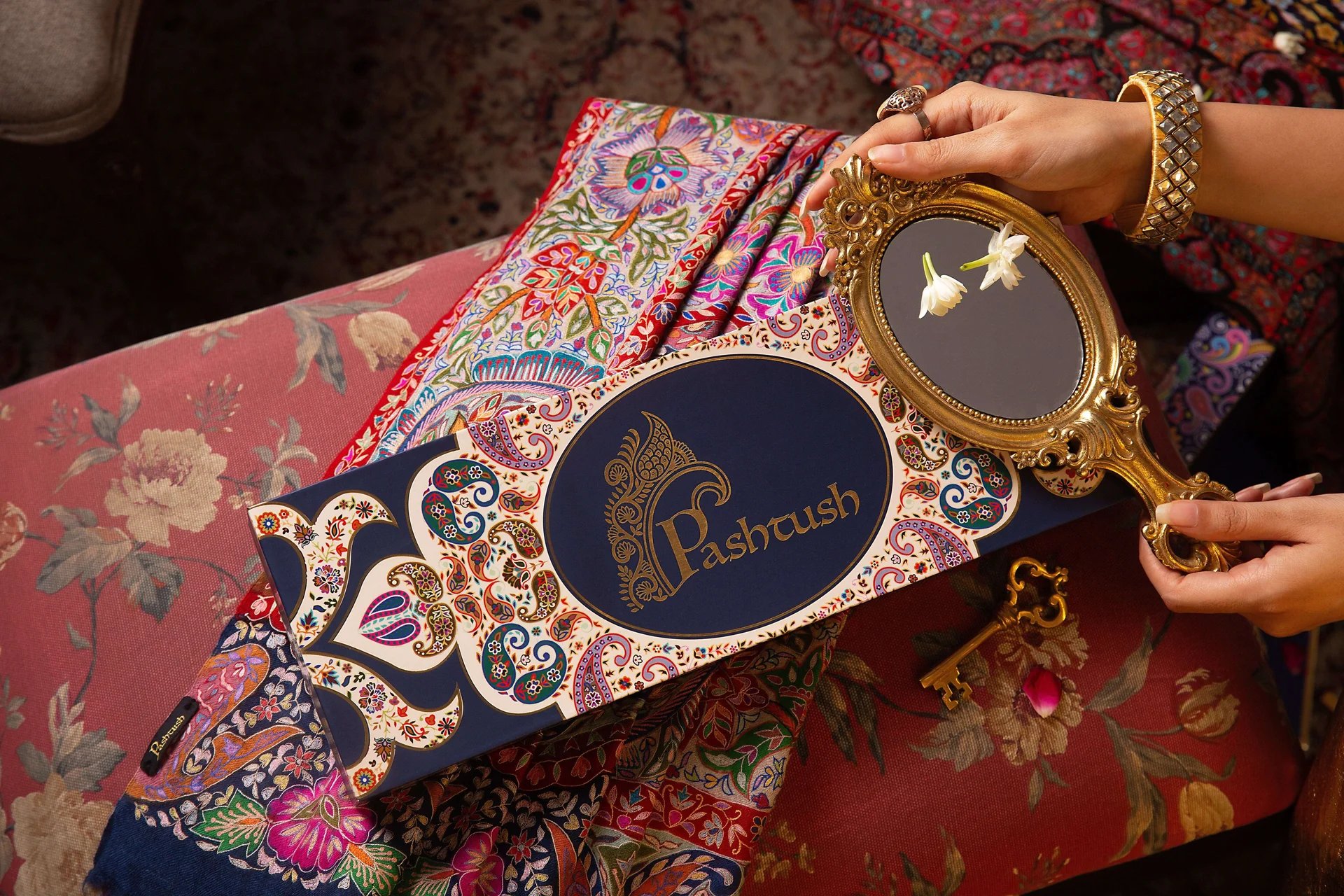 black blue and yellow textile