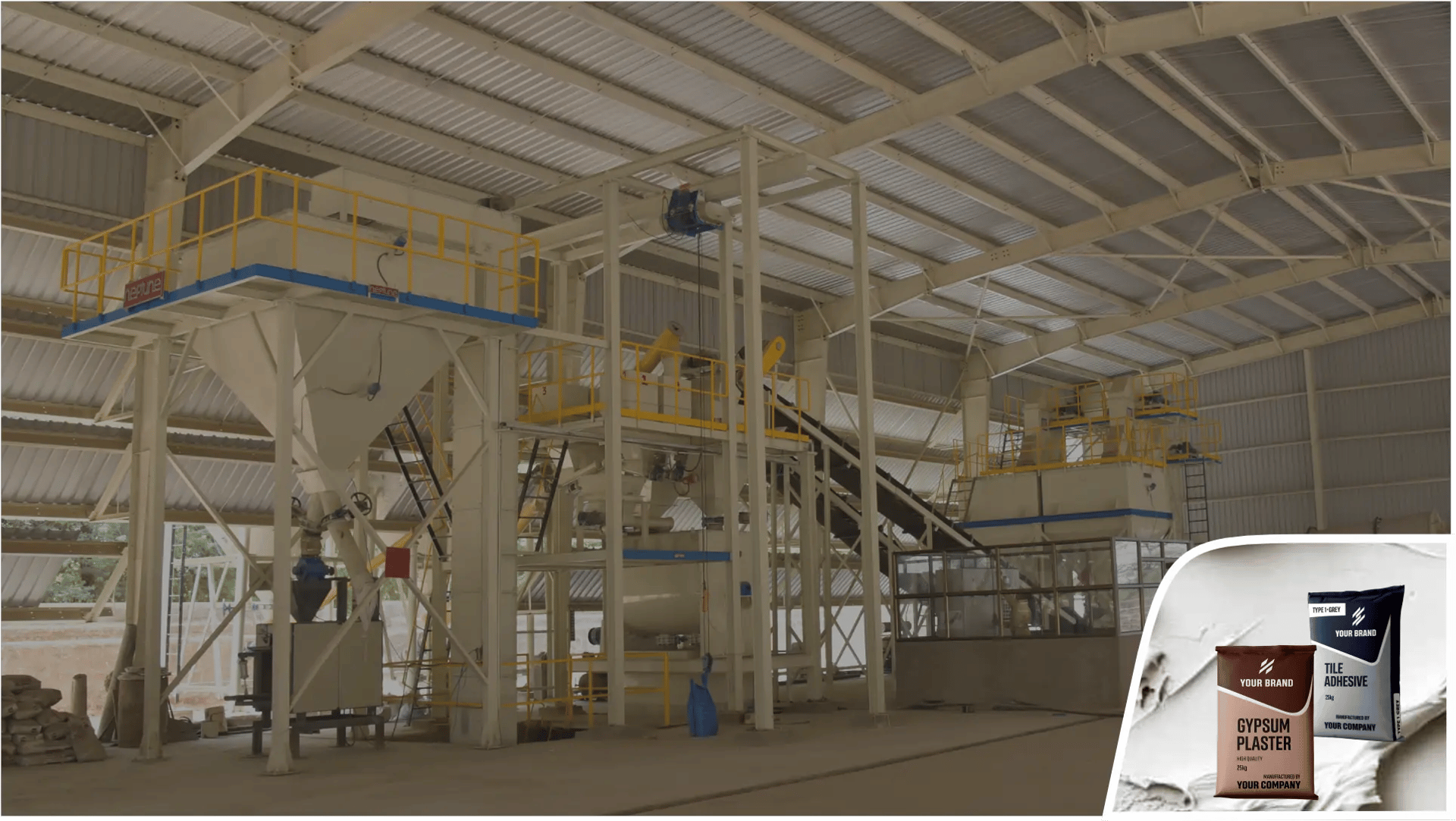 Dry Mix Mortar Plant Real Image