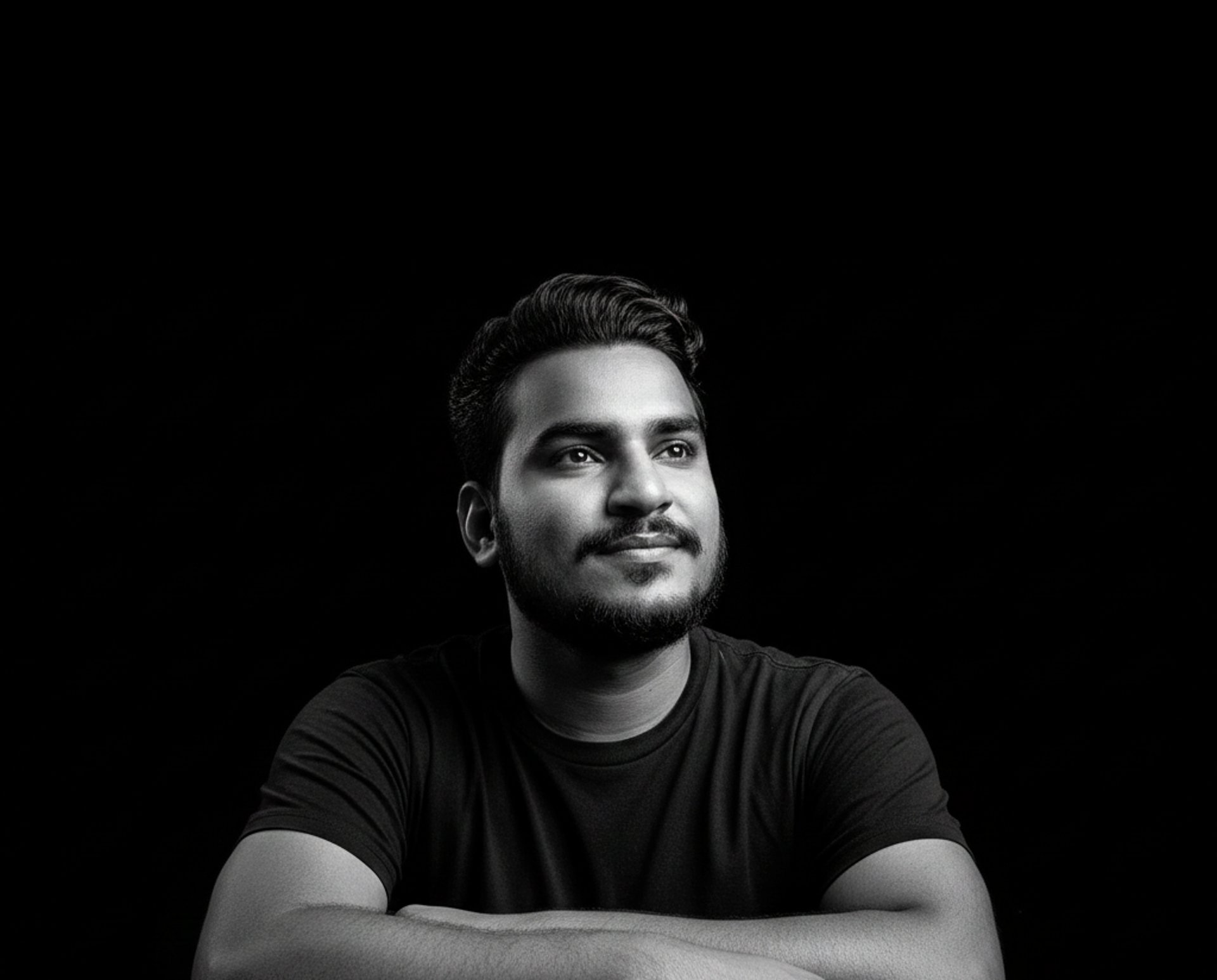 an abstract photo of a curved building with a blue sky in the background