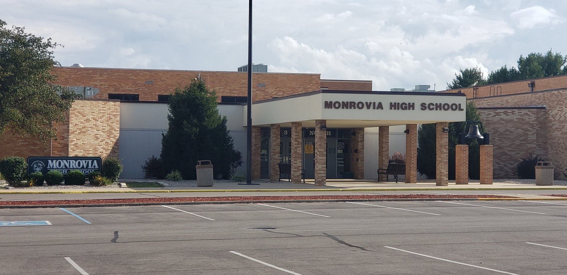 a city with a river running through it