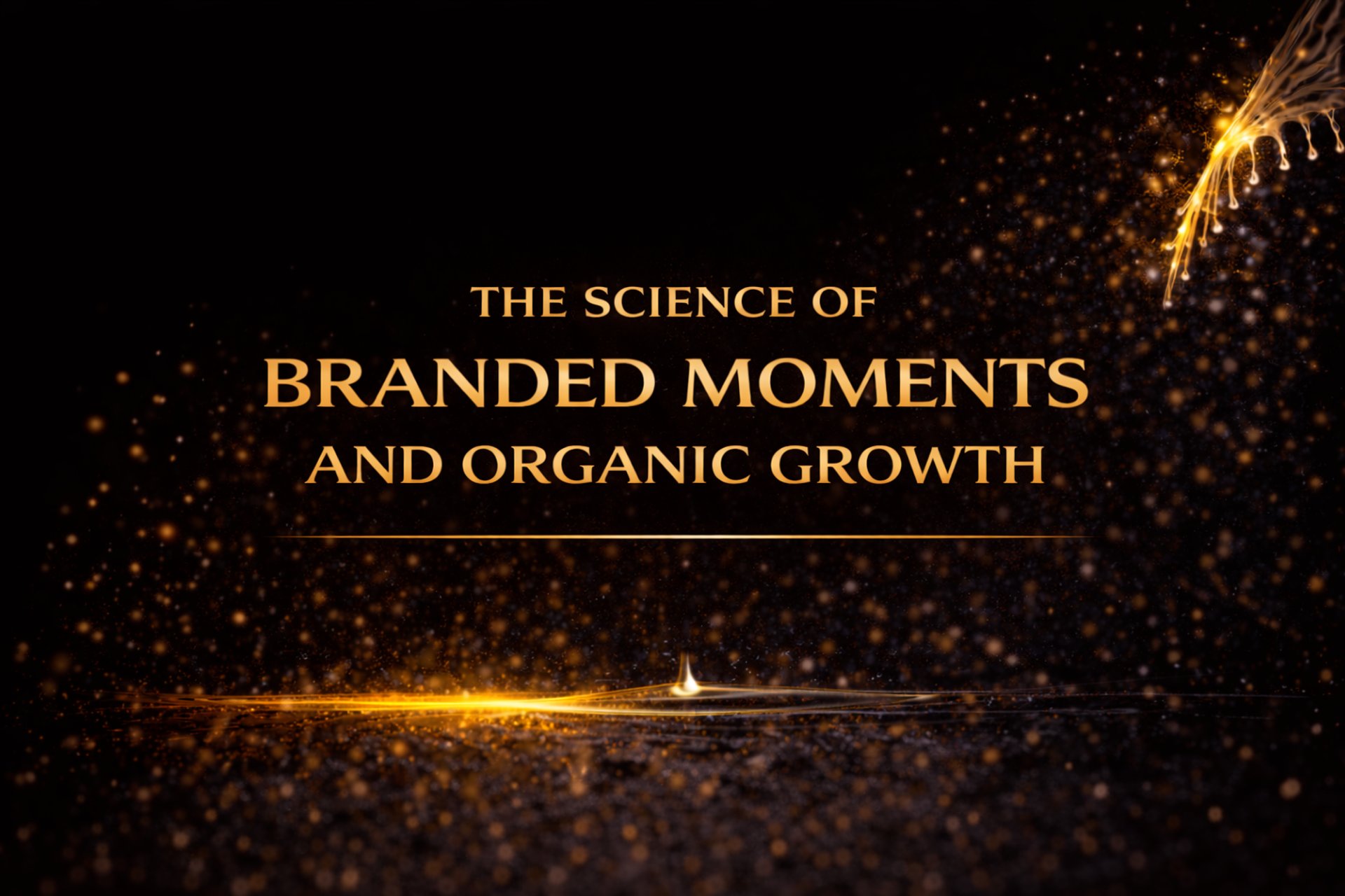 Pour Science banner explaining how branded moments support organic business growth