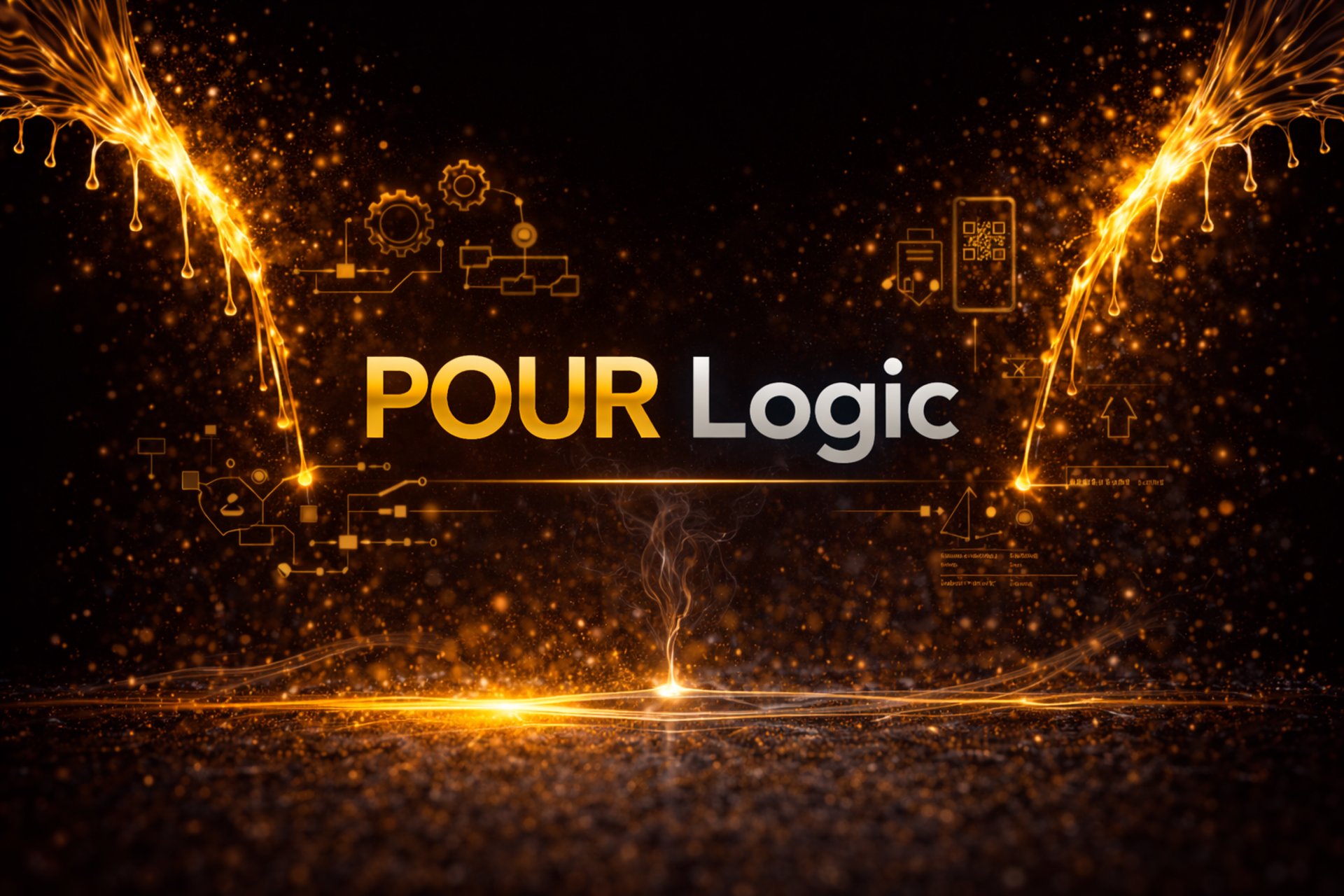 Pour Logic header showing the decision framework used to structure branding and visibility
