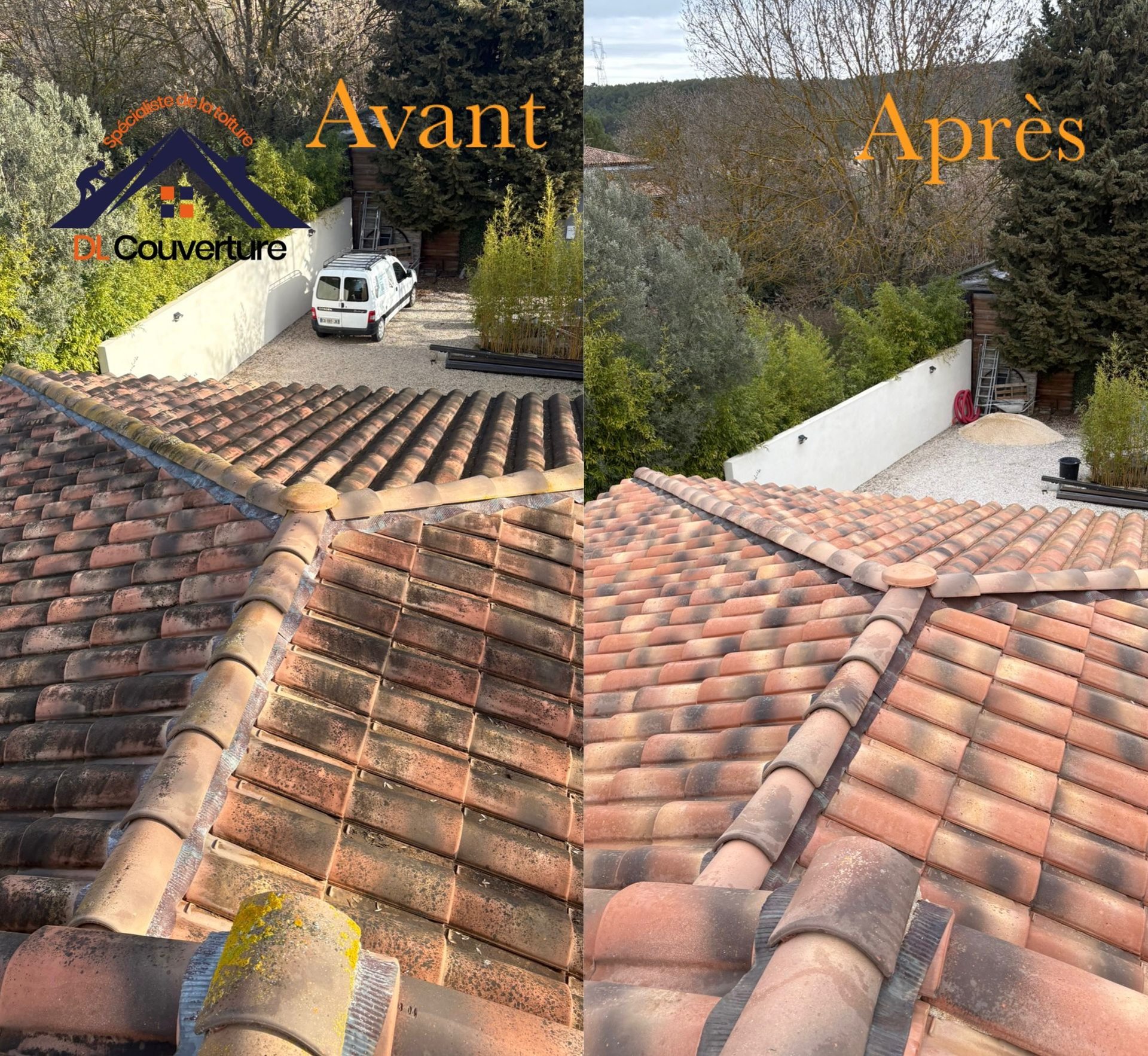 a close-up of a roof