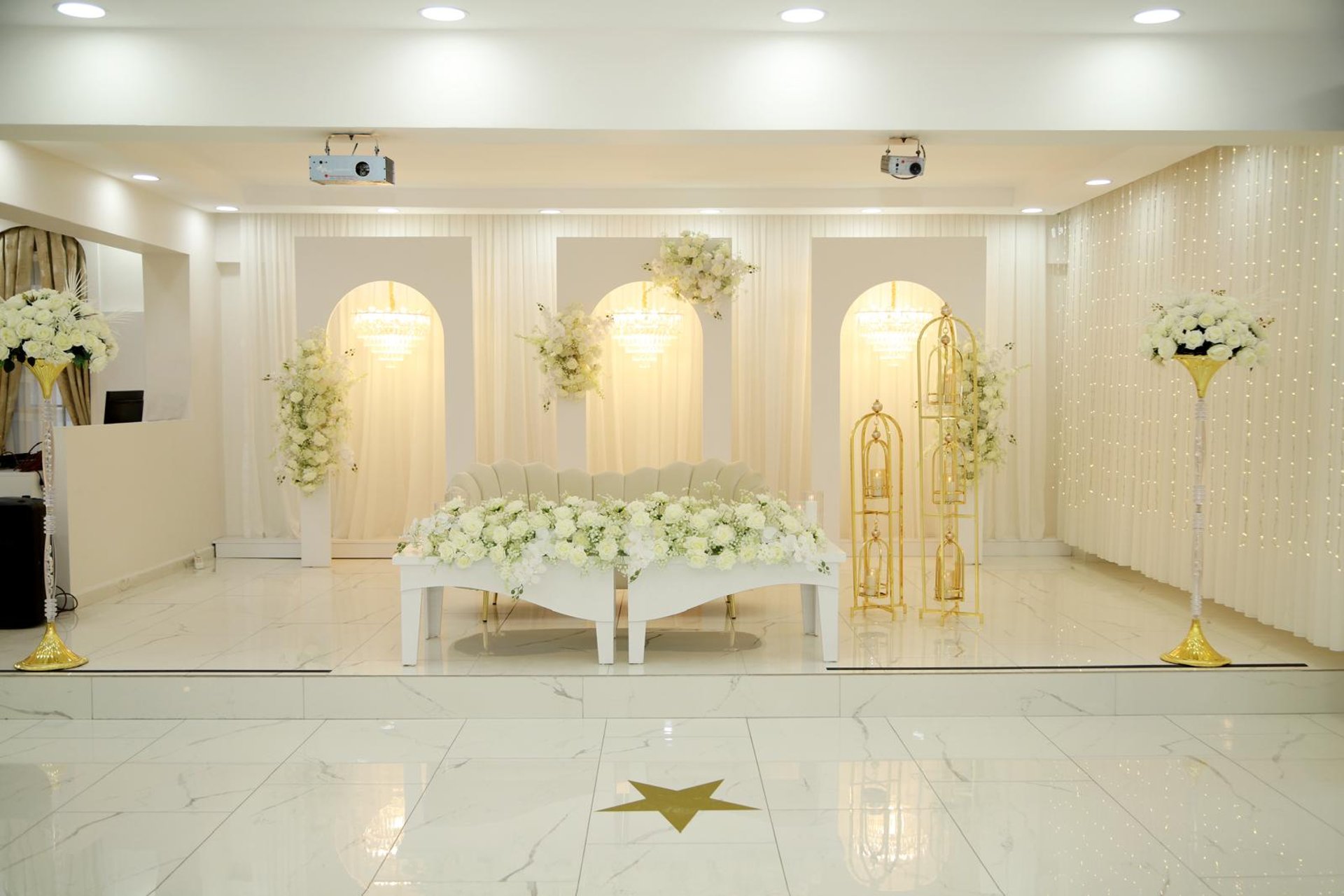 woman wearing yellow long-sleeved dress under white clouds and blue sky during daytime