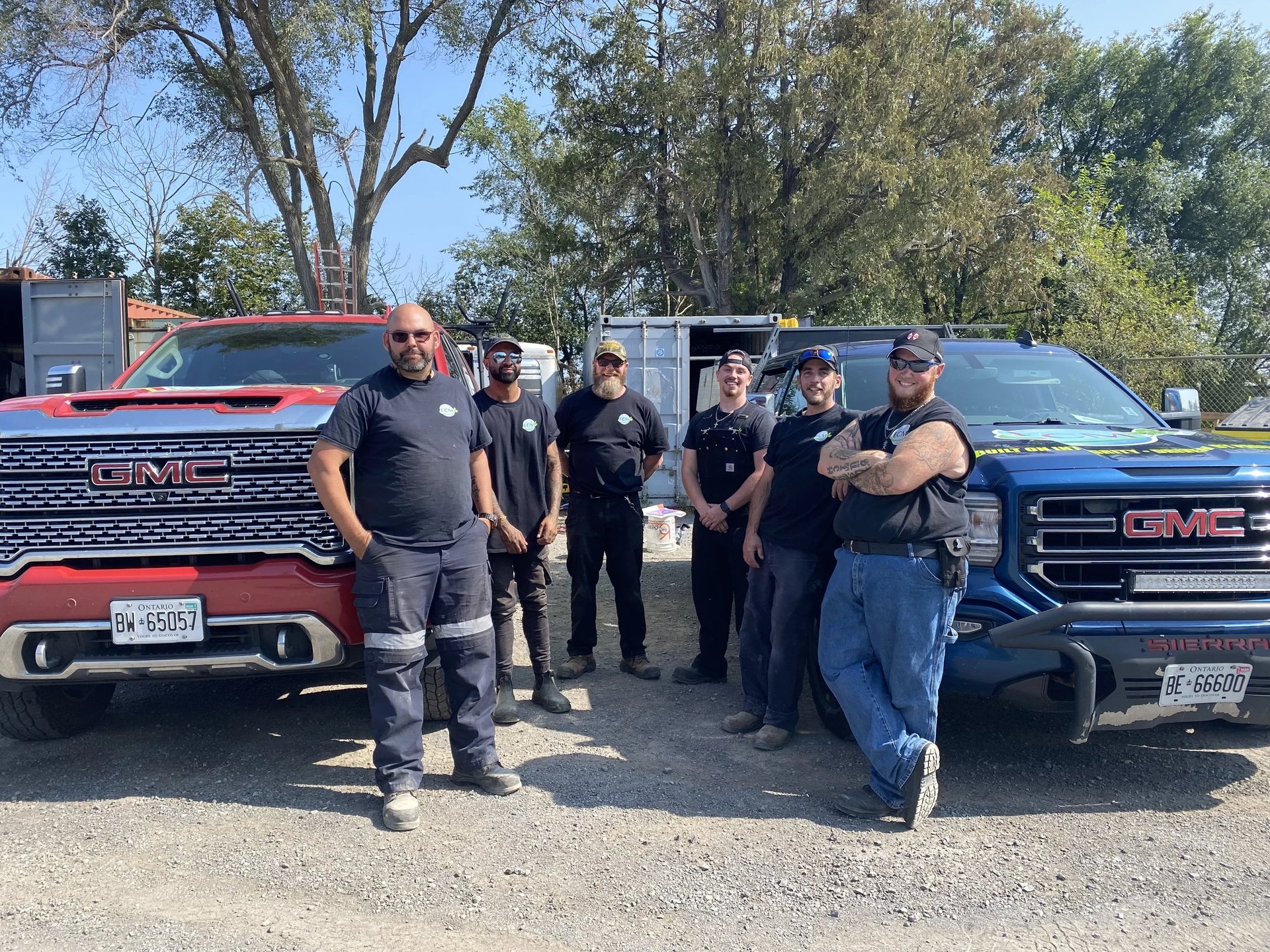 A plumber repairs plumbing in a bathroom.