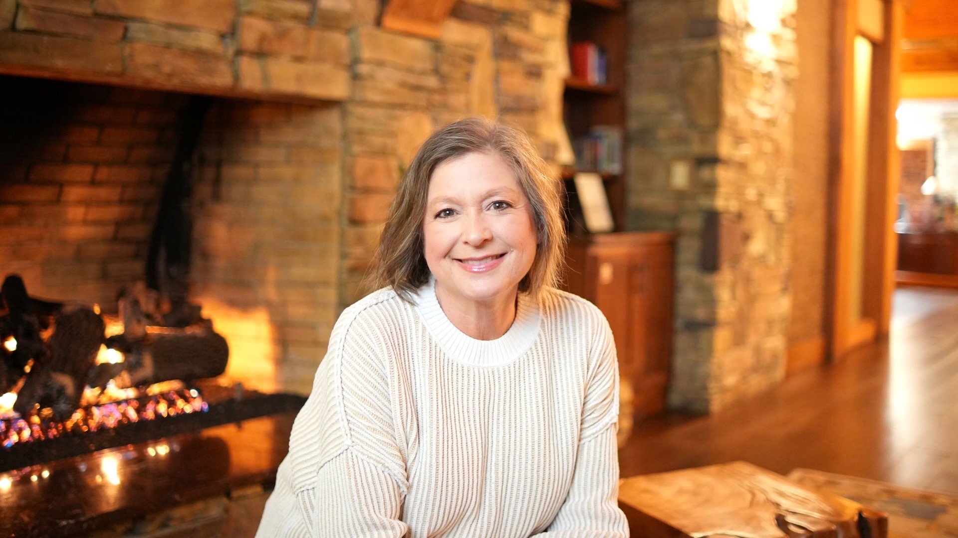 an abstract photo of a curved building with a blue sky in the background