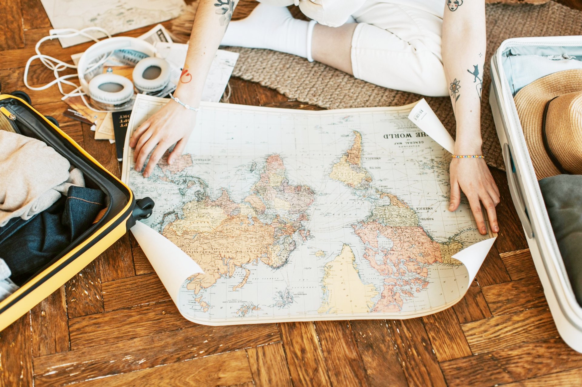 mountain near clear river