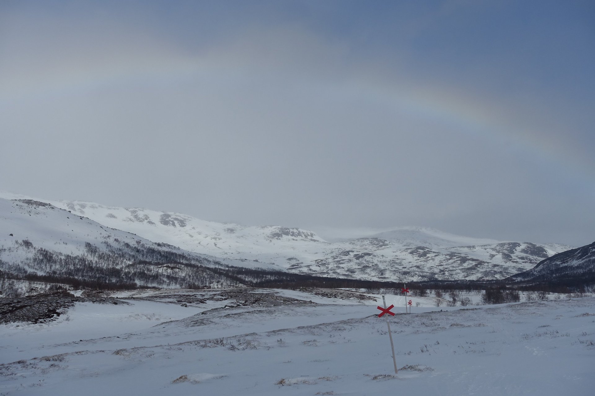 an abstract photo of a curved building with a blue sky in the background