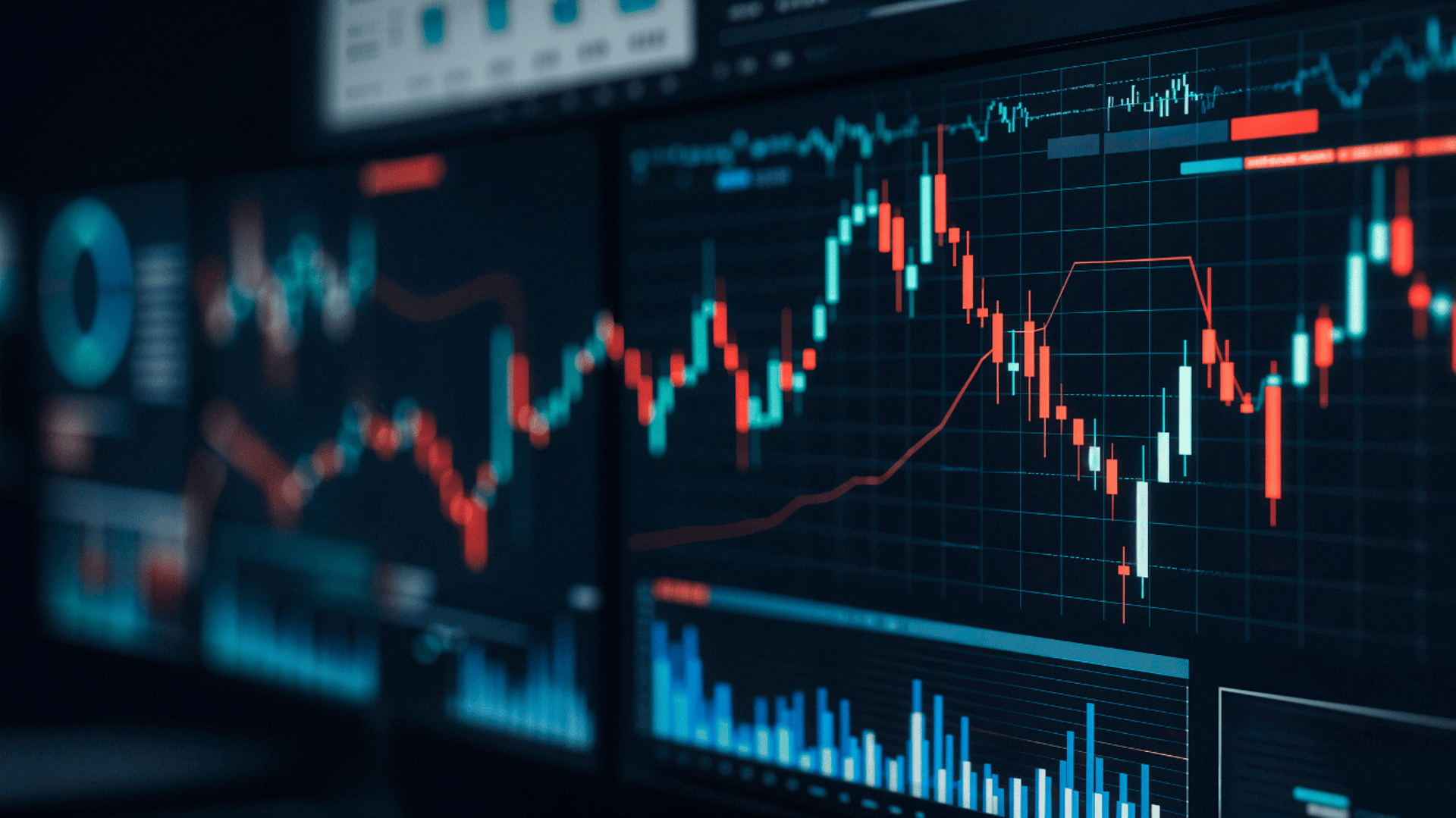 an abstract photo of a curved building with a blue sky in the background