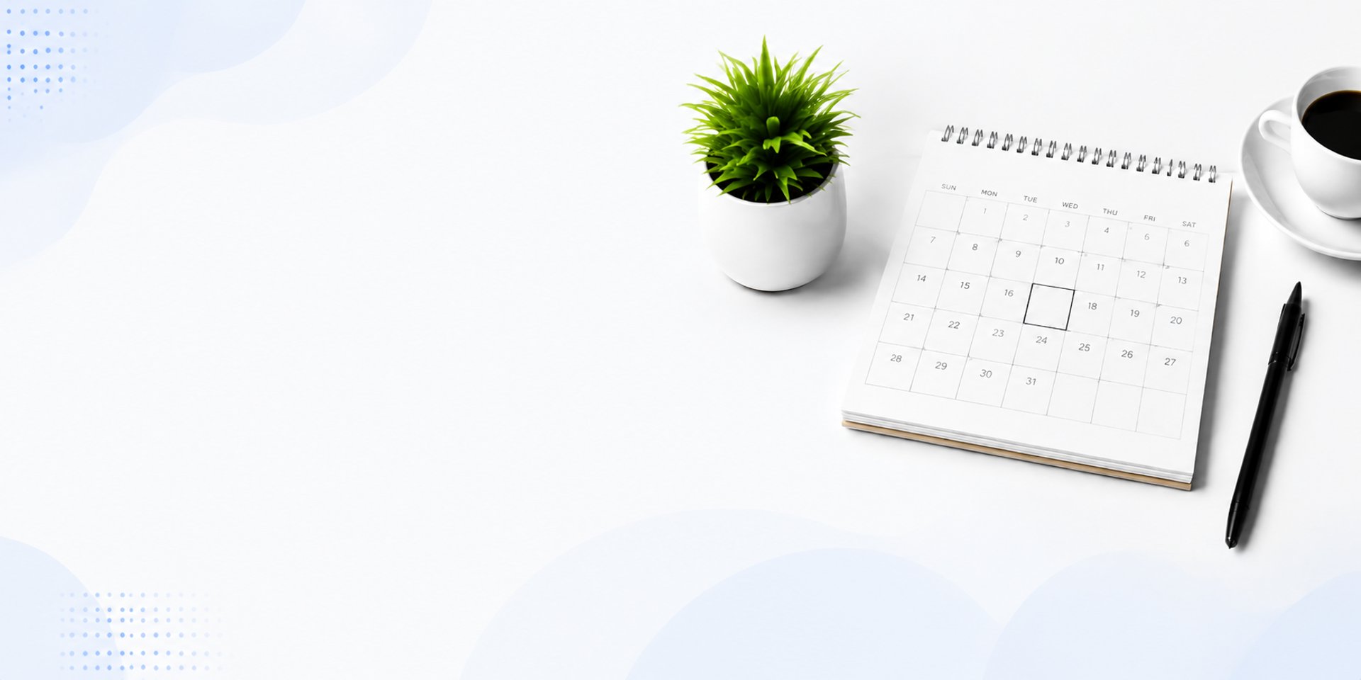 a computer screen with a calendar on it